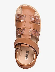 Wheat - Bailey sandal print stripes - sommerschnäppchen - amber brown - 3