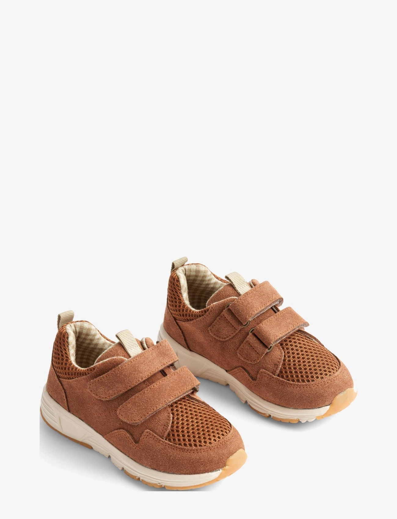 Toney velcro sneaker - COGNAC