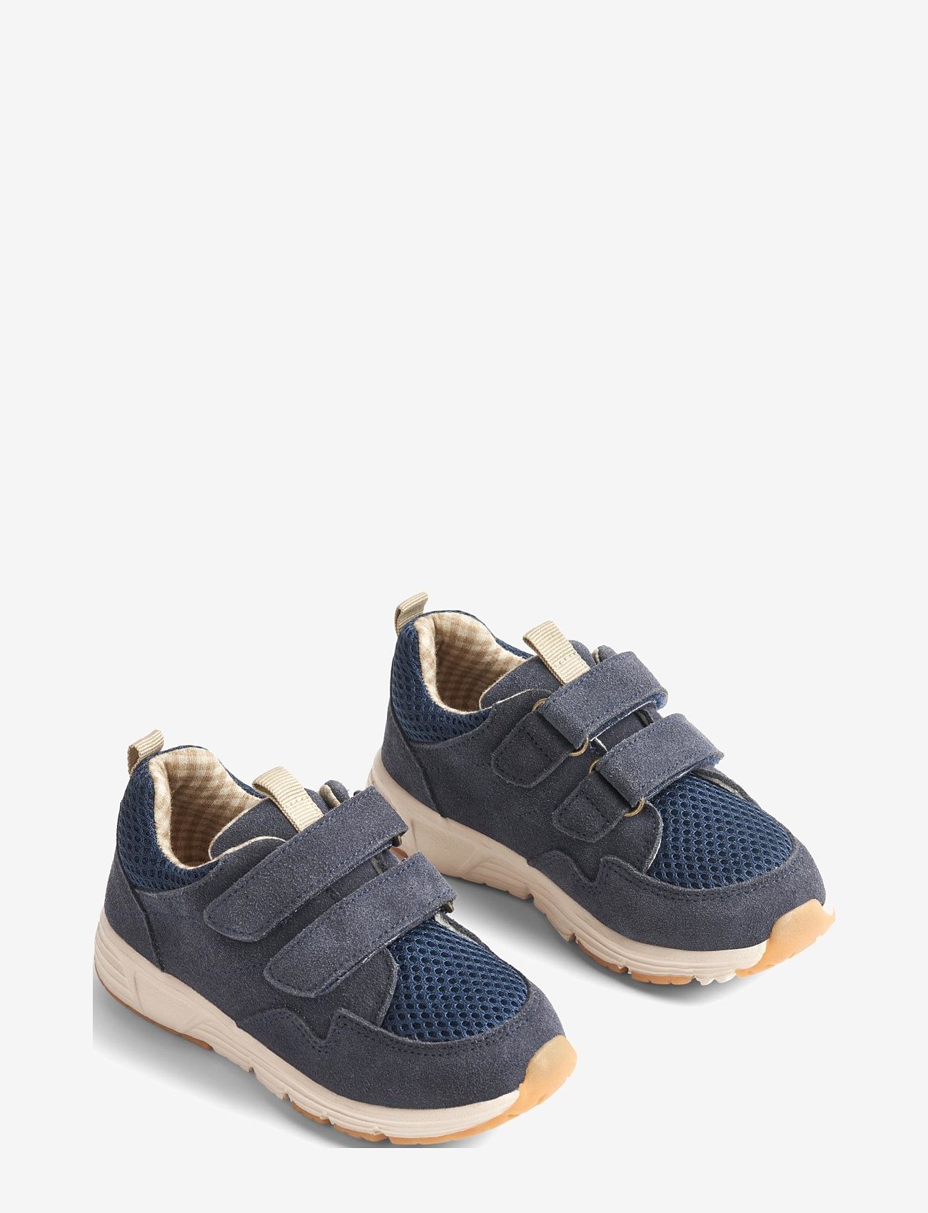 Wheat - Toney velcro sneaker - navy - 0