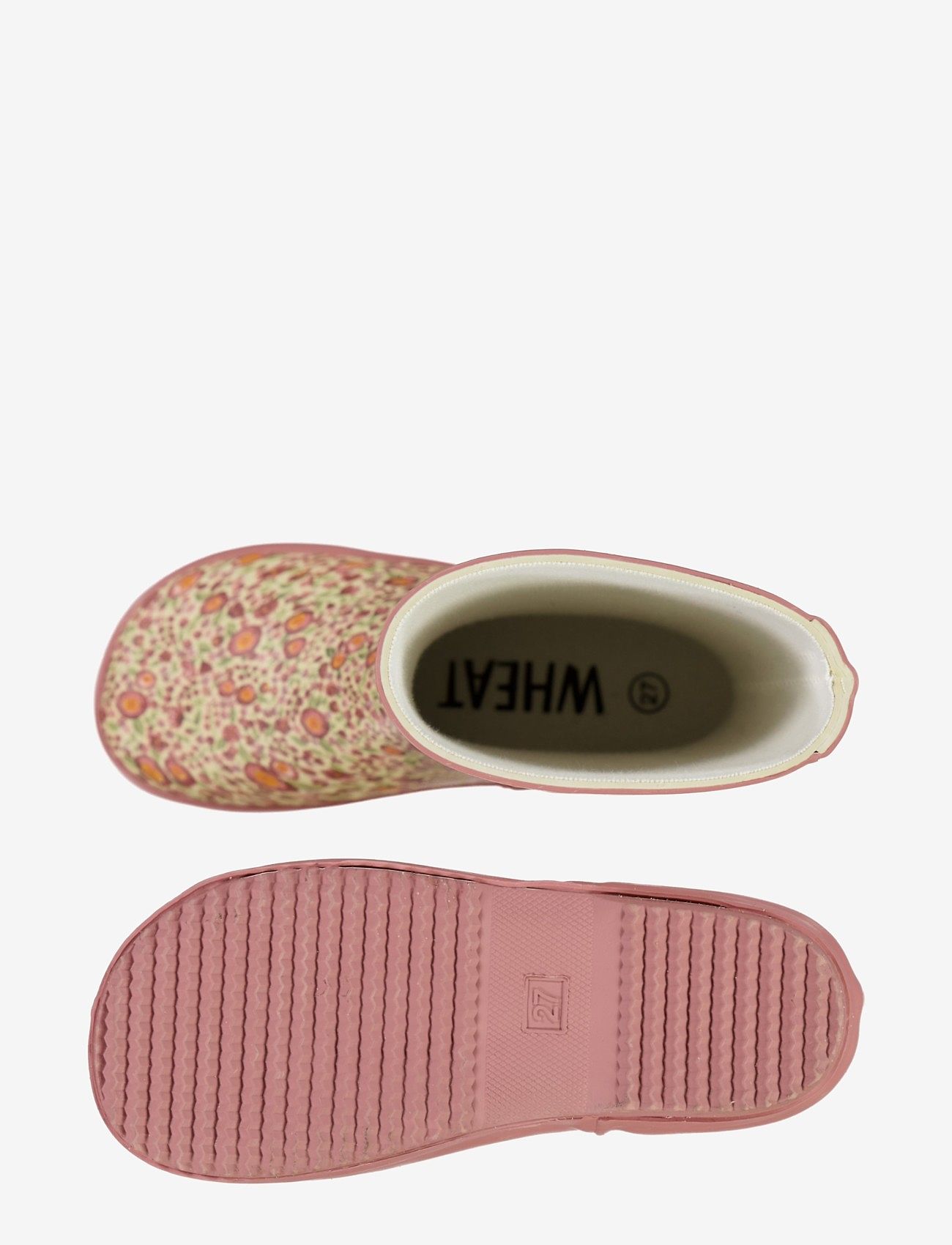 Wheat - Rubber Boot Alpha print - buttercups - 1