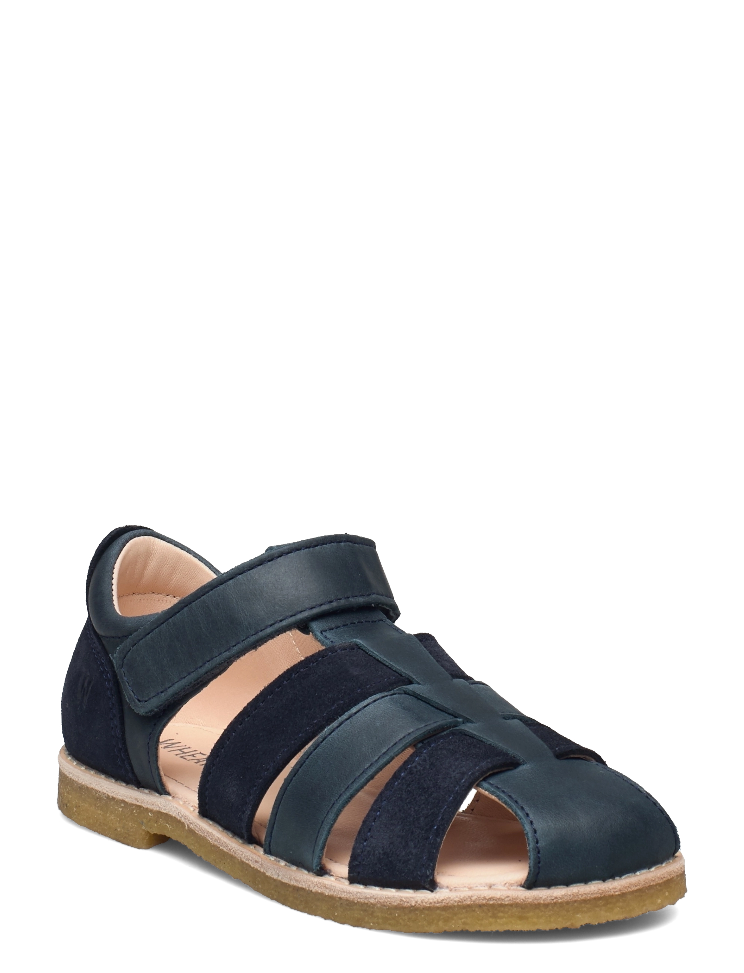 Wheat - Bailey sandal suede stripes - navy - 0
