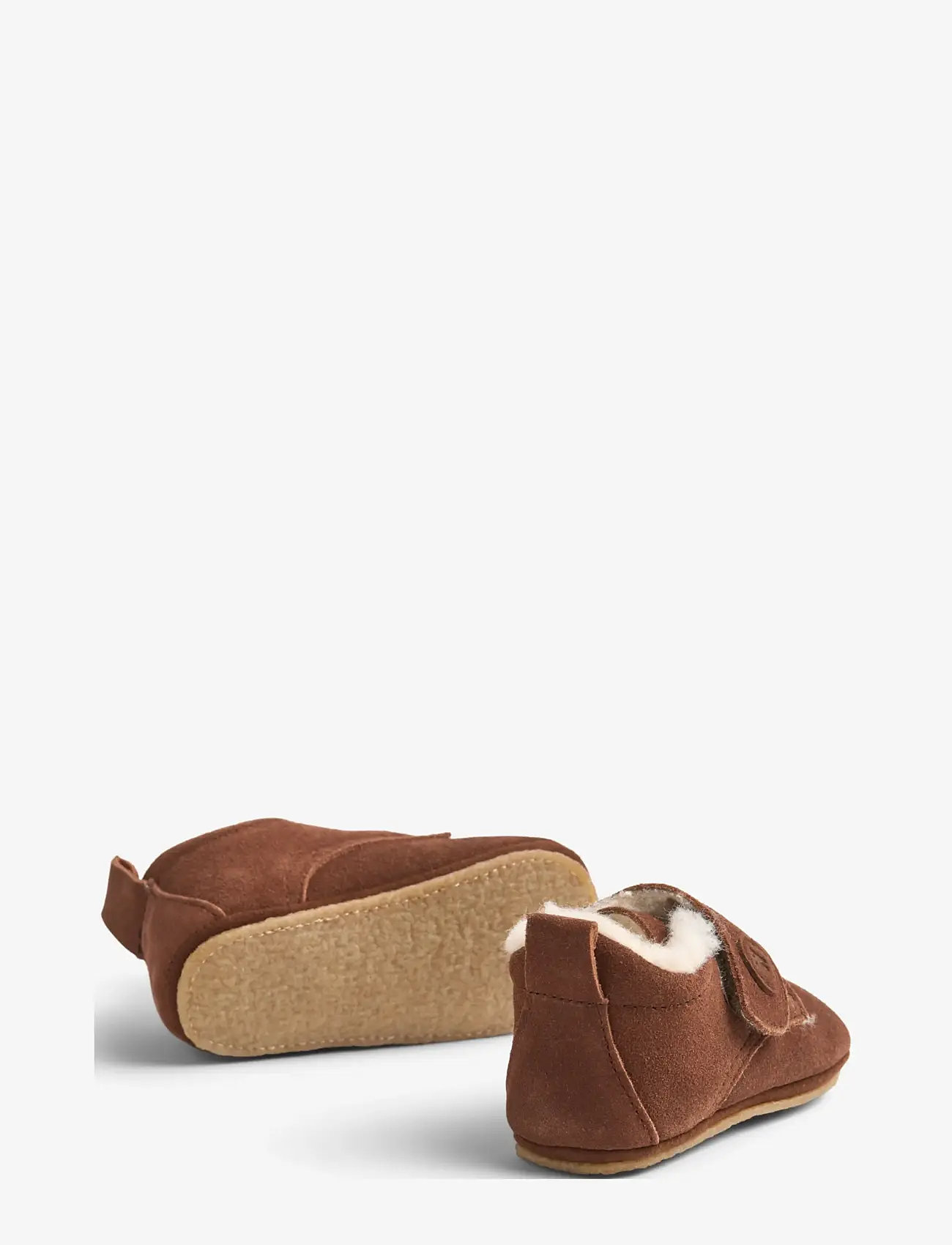 Wheat - Taj Wool Indoor Shoe - hjemmesko - cognac - 2