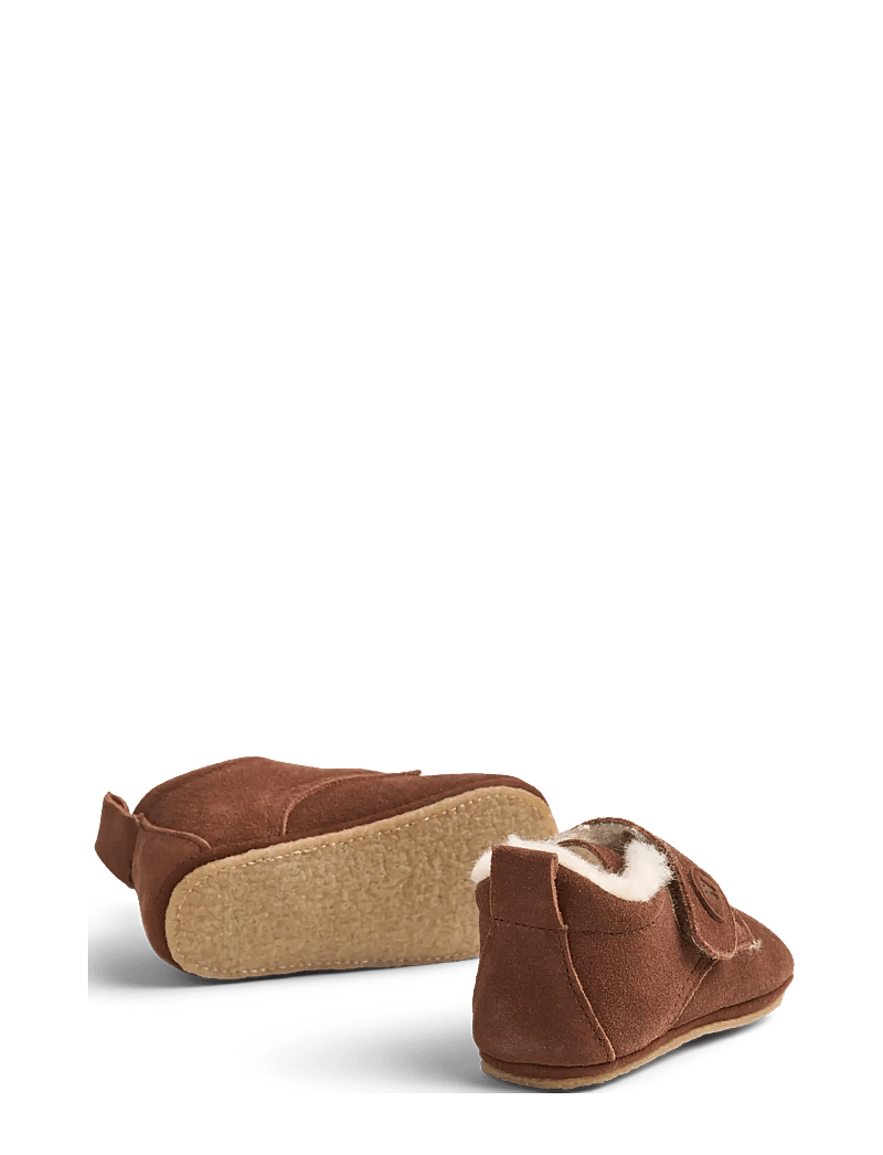 Wheat - Taj Wool Indoor Shoe - sussid - cognac - 2