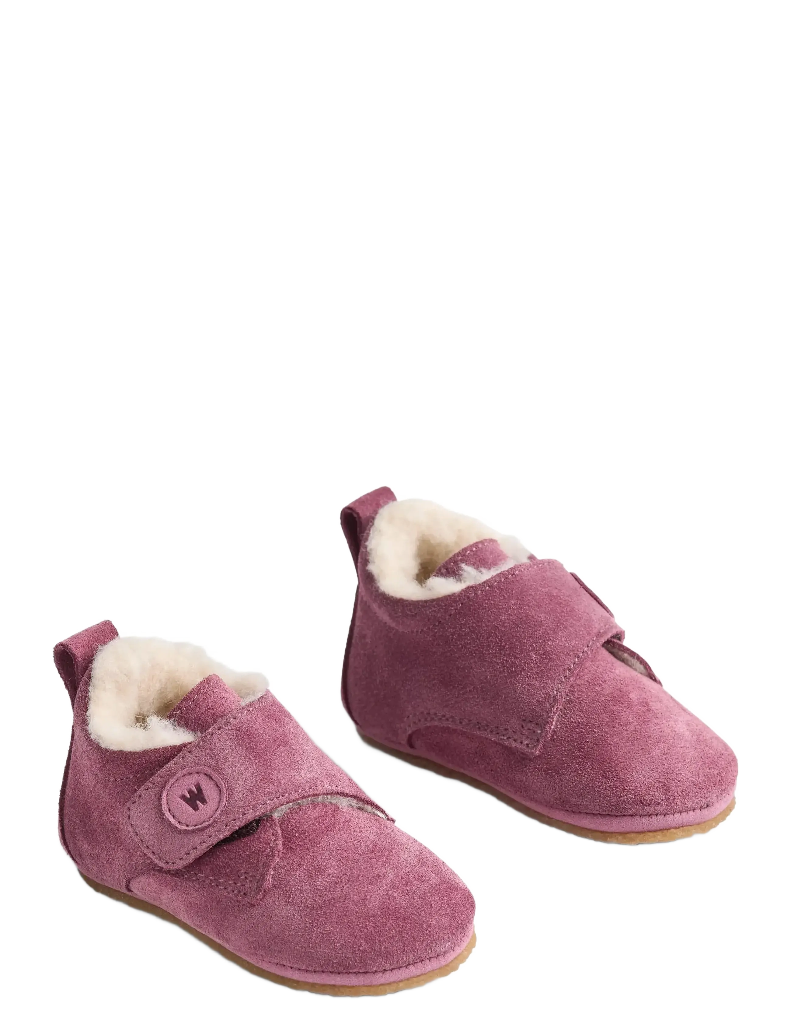 Wheat Taj Wool Indoor Shoe, Børn, Baby Uld Sutsko, Lila, Str: 26