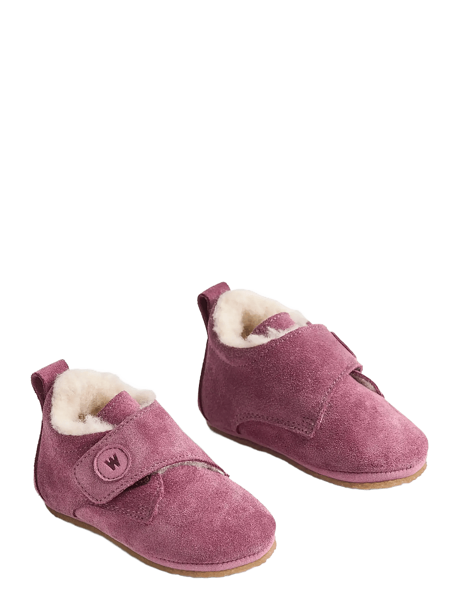 Wheat - Taj Wool Indoor Shoe - instappers - dusty lilac - 0