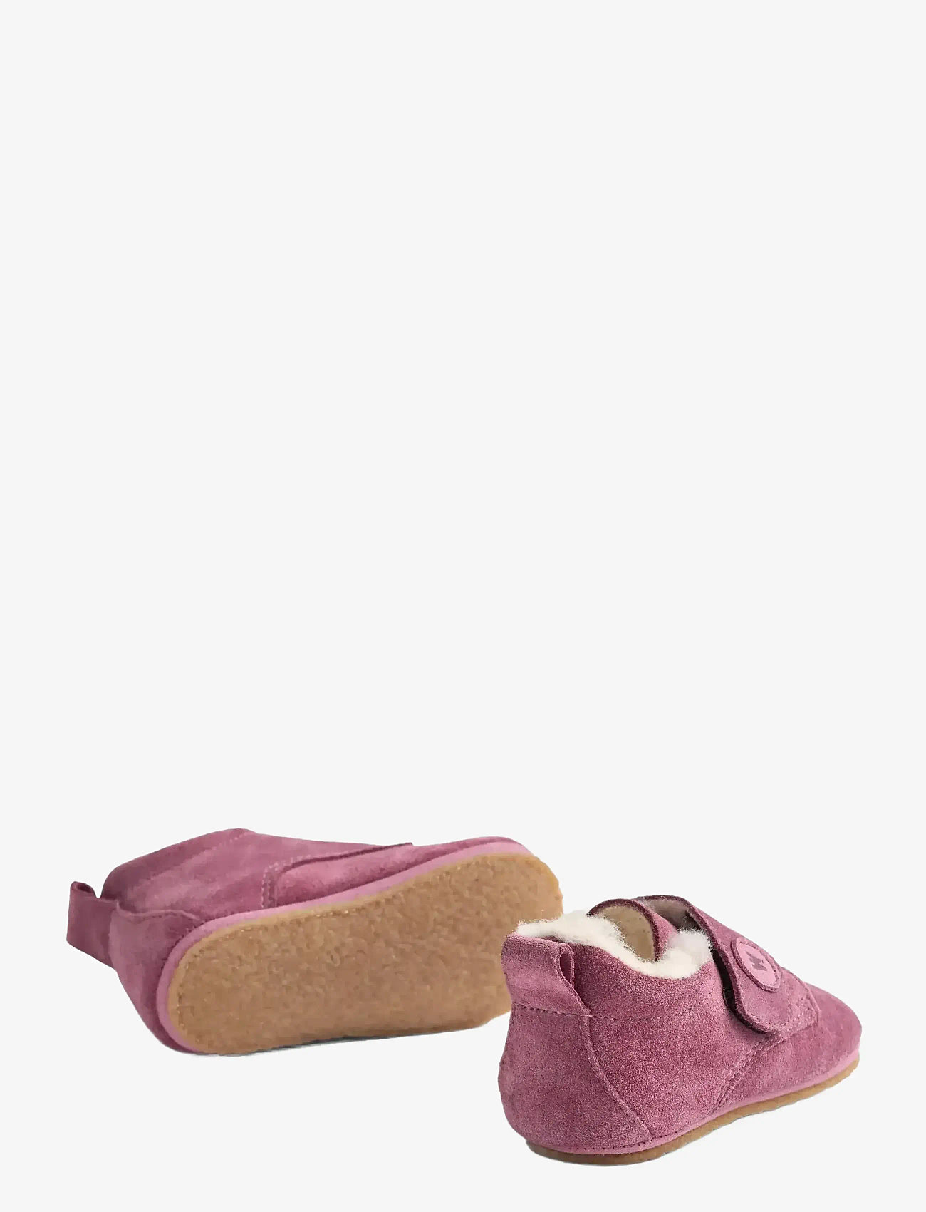Wheat - Taj Wool Indoor Shoe - hjemmesko - dusty lilac - 2