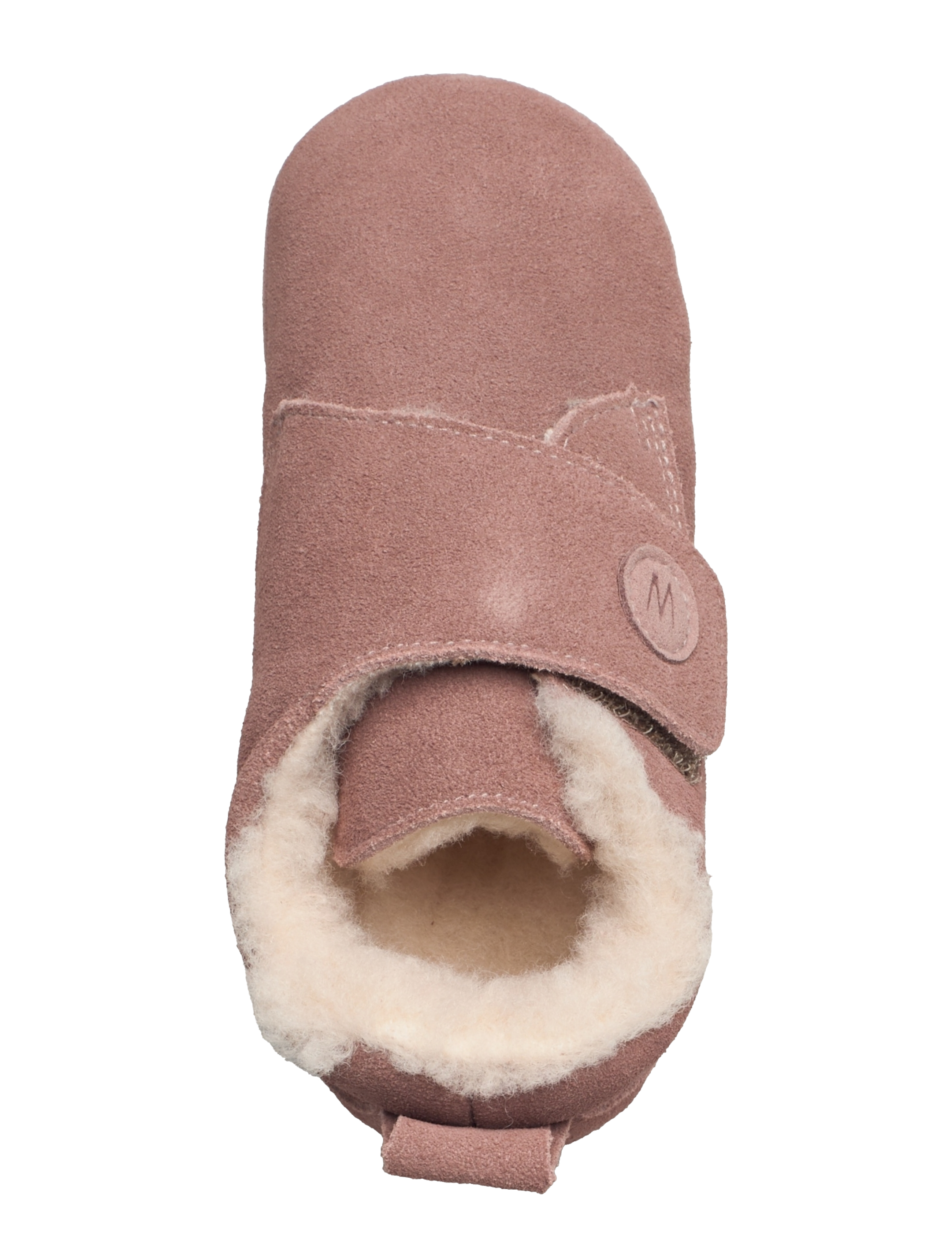 Wheat - Taj Wool Indoor Shoe - laveste priser - dusty rouge - 3