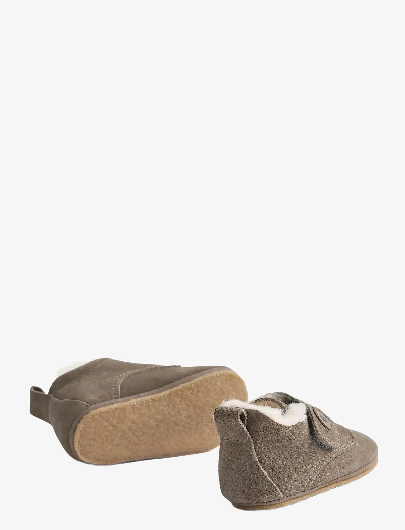 Wheat - Taj Wool Indoor Shoe - hjemmesko - grey stone - 2