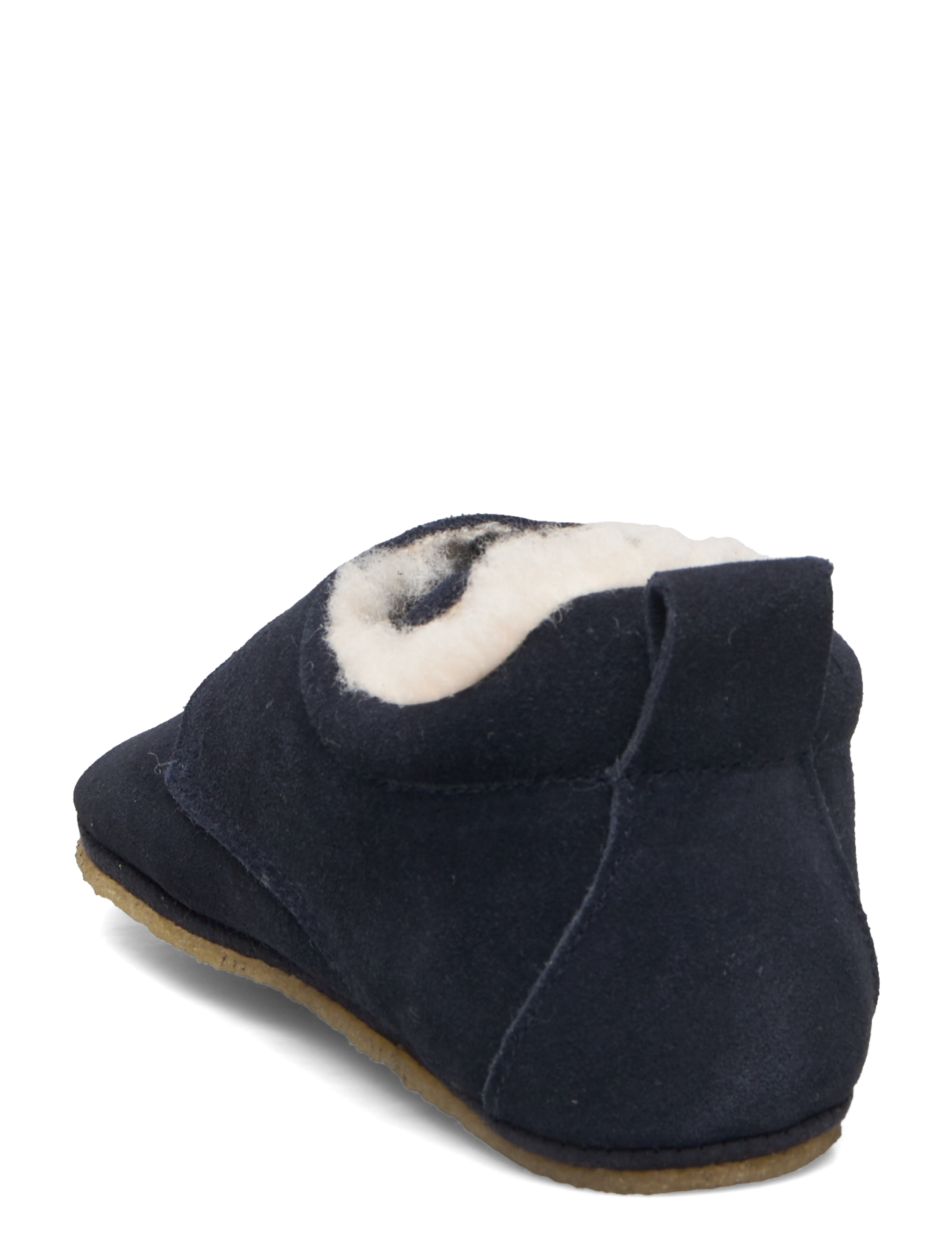 Wheat - Taj Wool Indoor Shoe - laveste priser - navy - 2