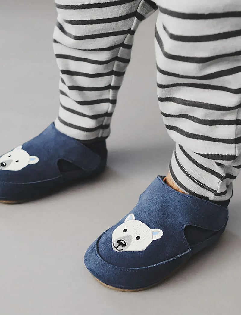 Wheat - Pixi Indoor Shoe - hjemmesko - dark blue - 0