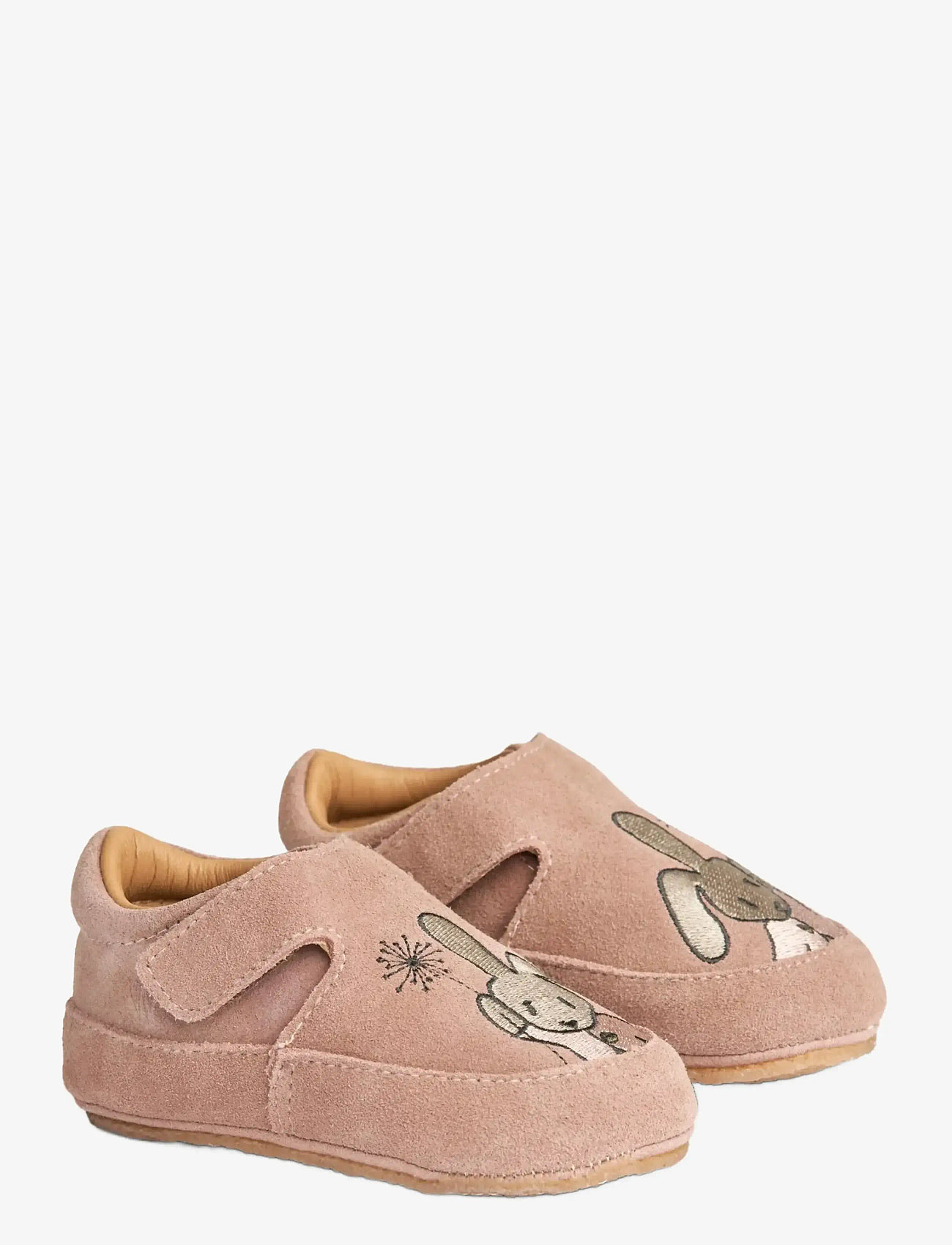 Wheat - Pixi Indoor Shoe - hjemmesko - dusty rouge - 1