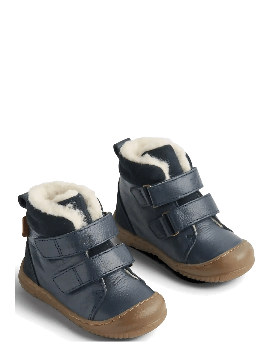 Wheat - Winterboot Snug Tex - vinterstövlar - navy - 0