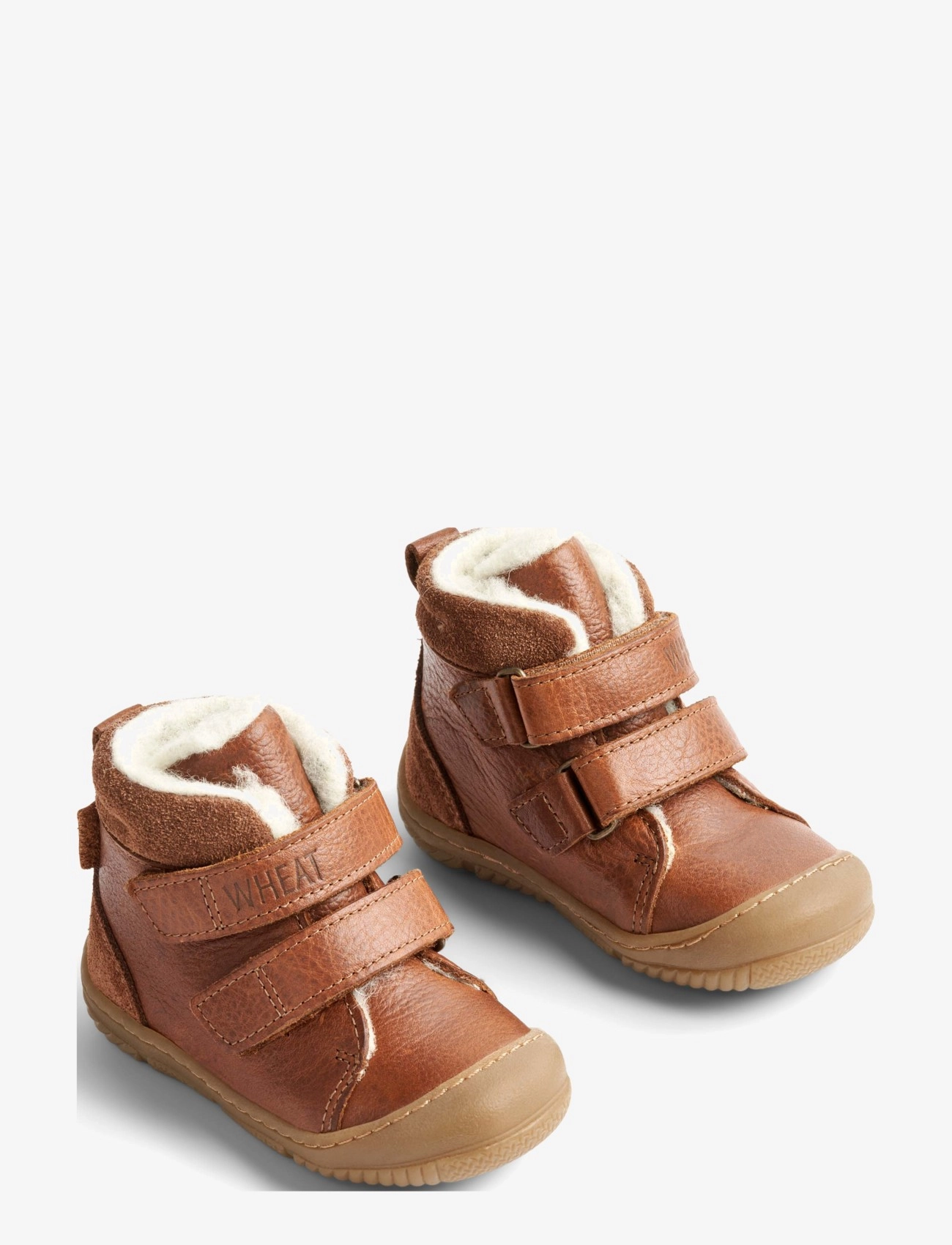 Wheat Winterboot Snug Tex, Børn, Velcro Vinterstøvle, Brun, Str: 19/12.3CM
