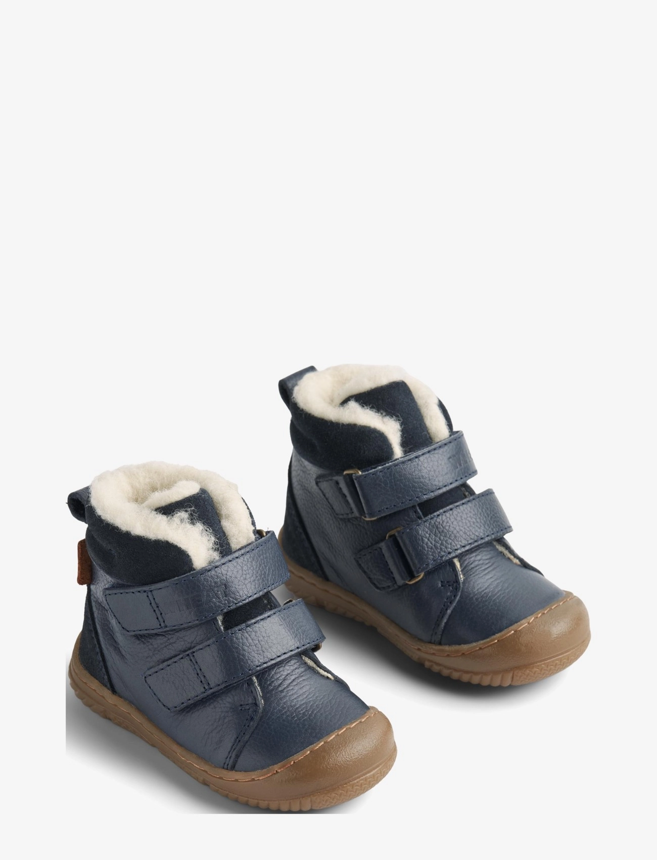 Wheat Winterboot Snug Tex, Børn, Velcro Vinterstøvle, Navy, Str: 19/12.3CM