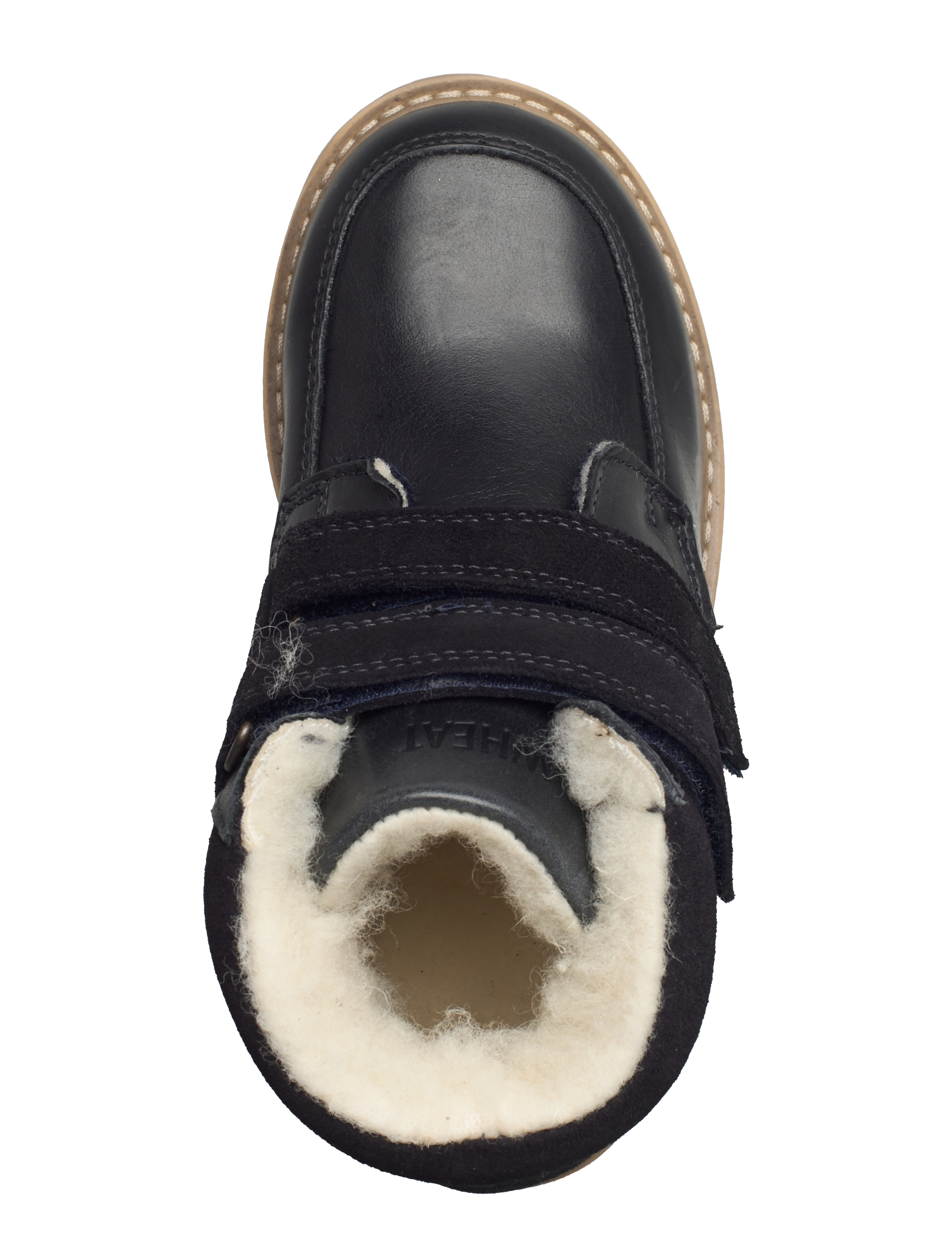 Wheat - Stewie Tex Velcro Leather - black granite - 3