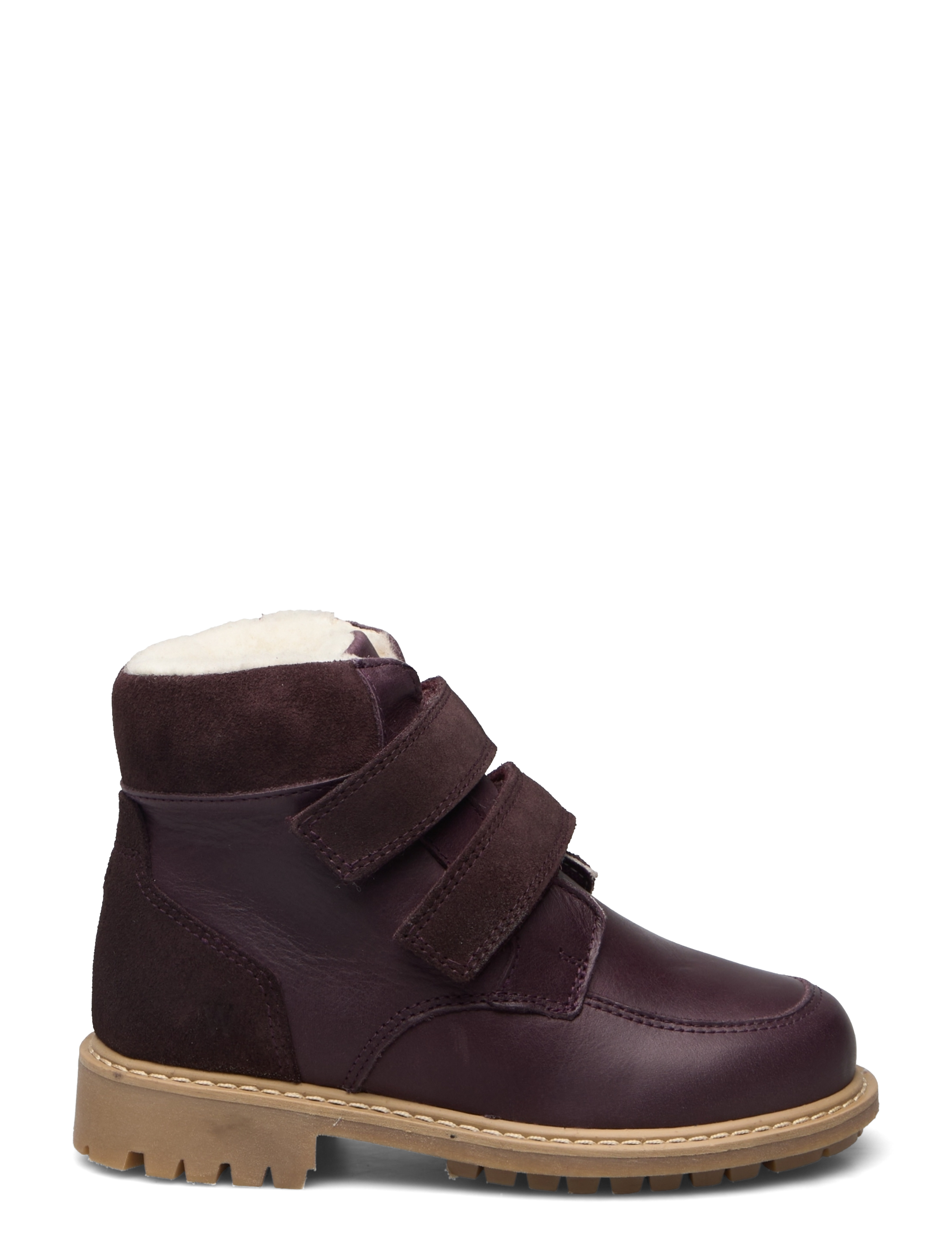 Wheat - Stewie Tex Velcro Leather - eggplant - 1