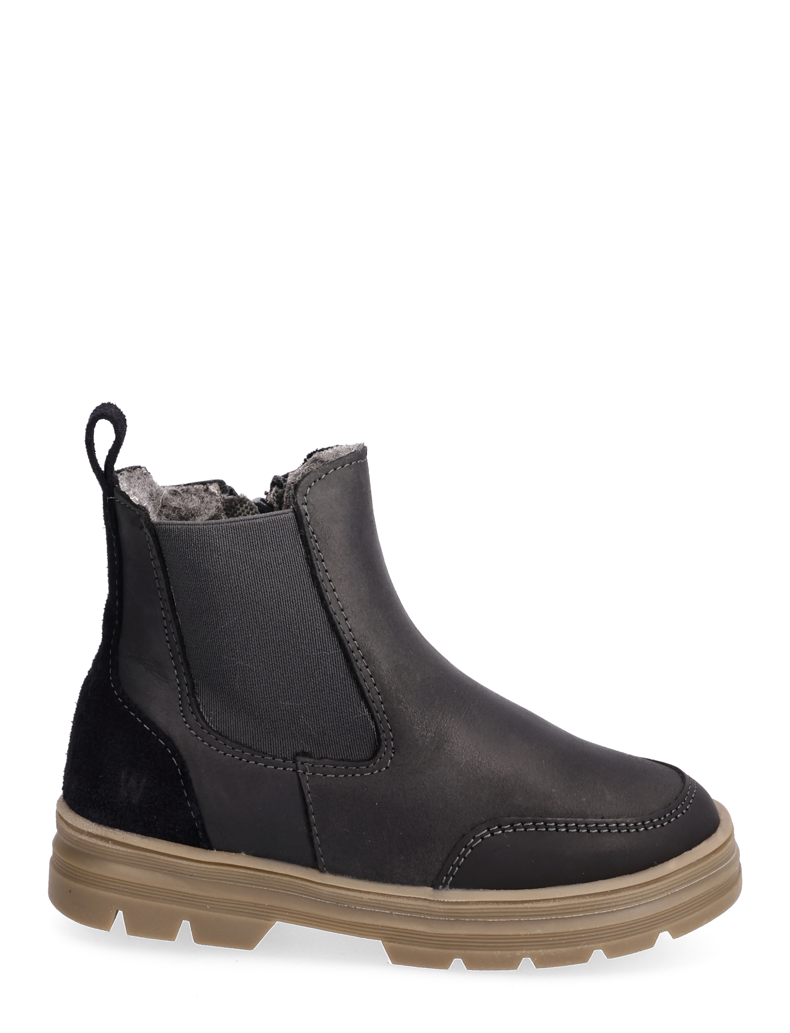 Wheat - Benne Elastic Zip Tex - black granite - 1