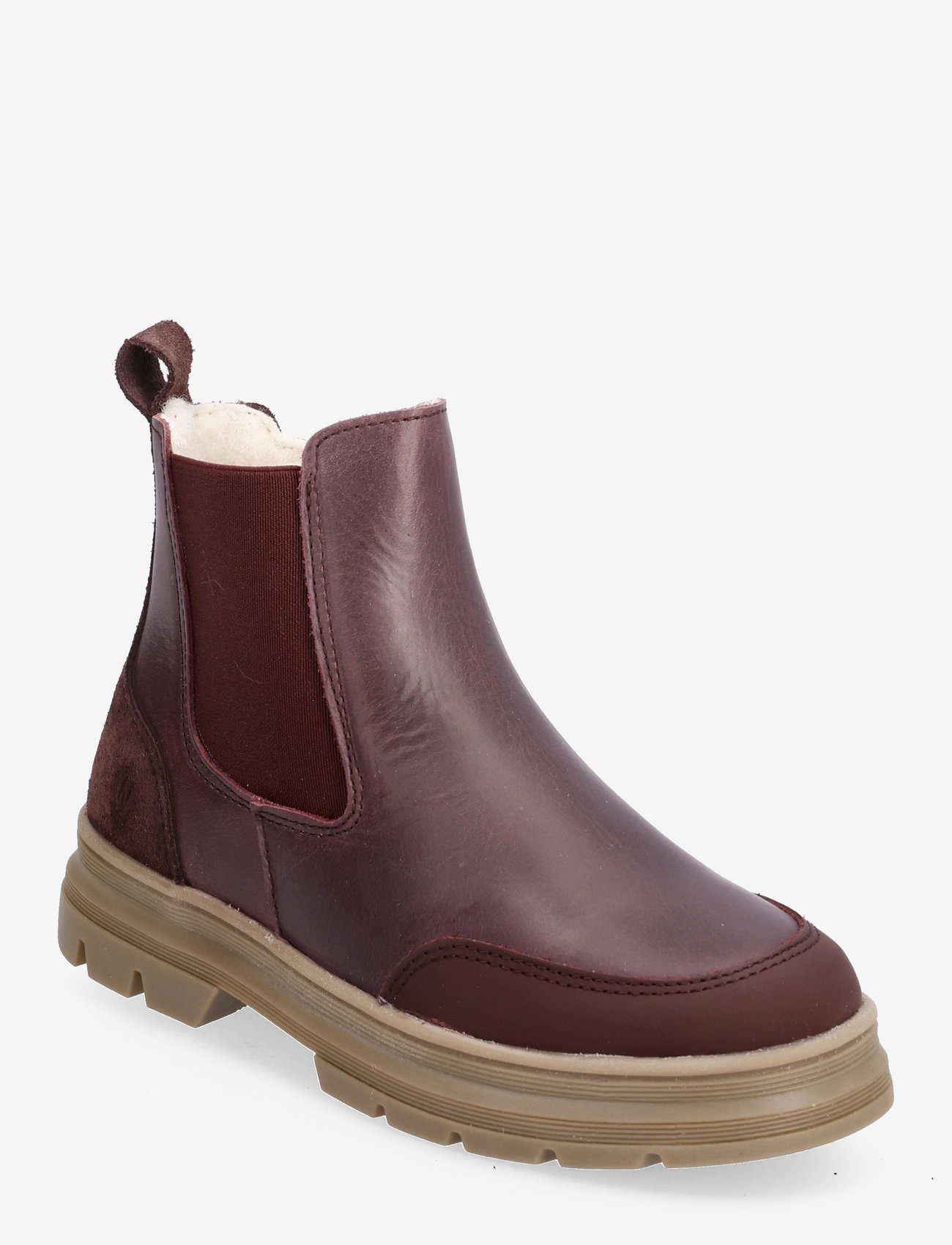 Wheat - Benne Elastic Zip Tex - eggplant - 0