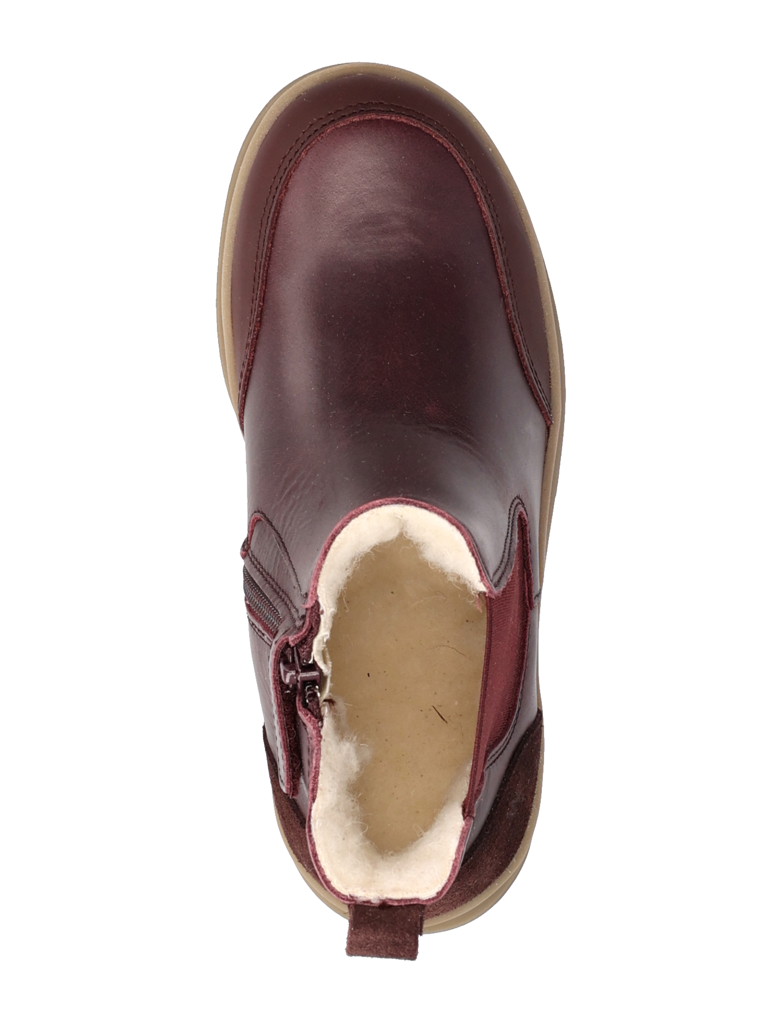Wheat - Benne Elastic Zip Tex - eggplant - 3
