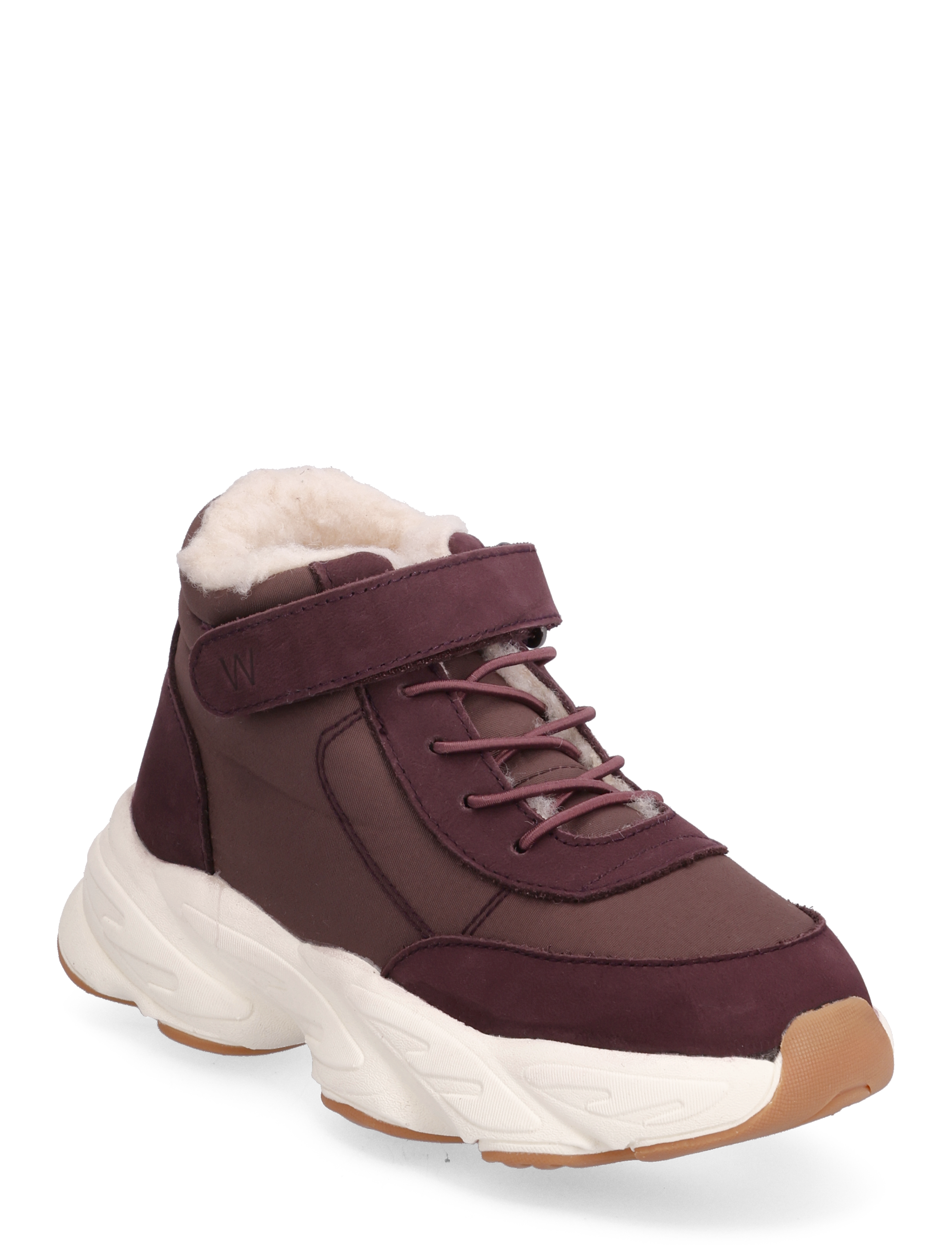 Aston High Velcro Tex - EGGPLANT