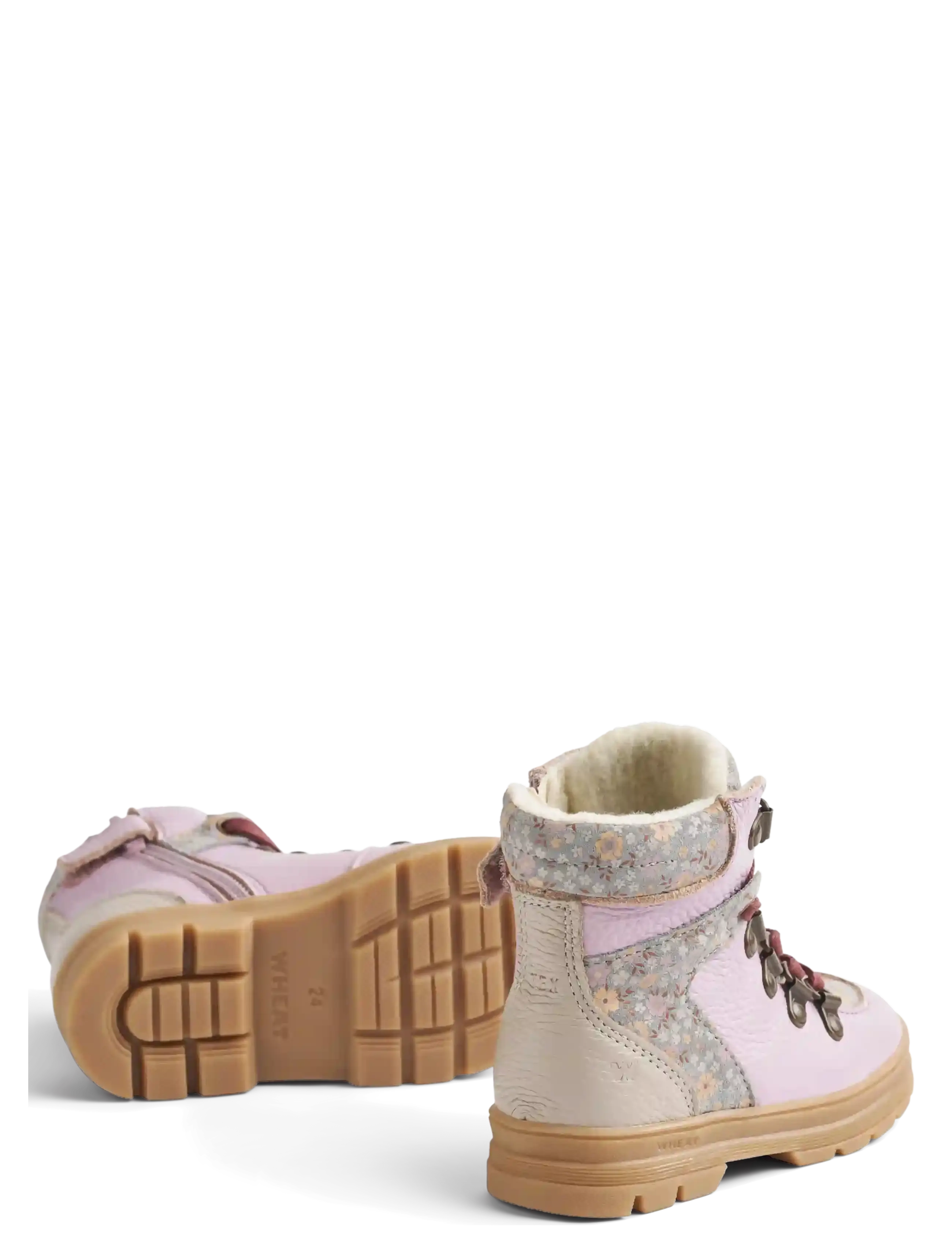Wheat - Winterboot Toni Hiker Tex - winter boots - slightly blue flowers - 1