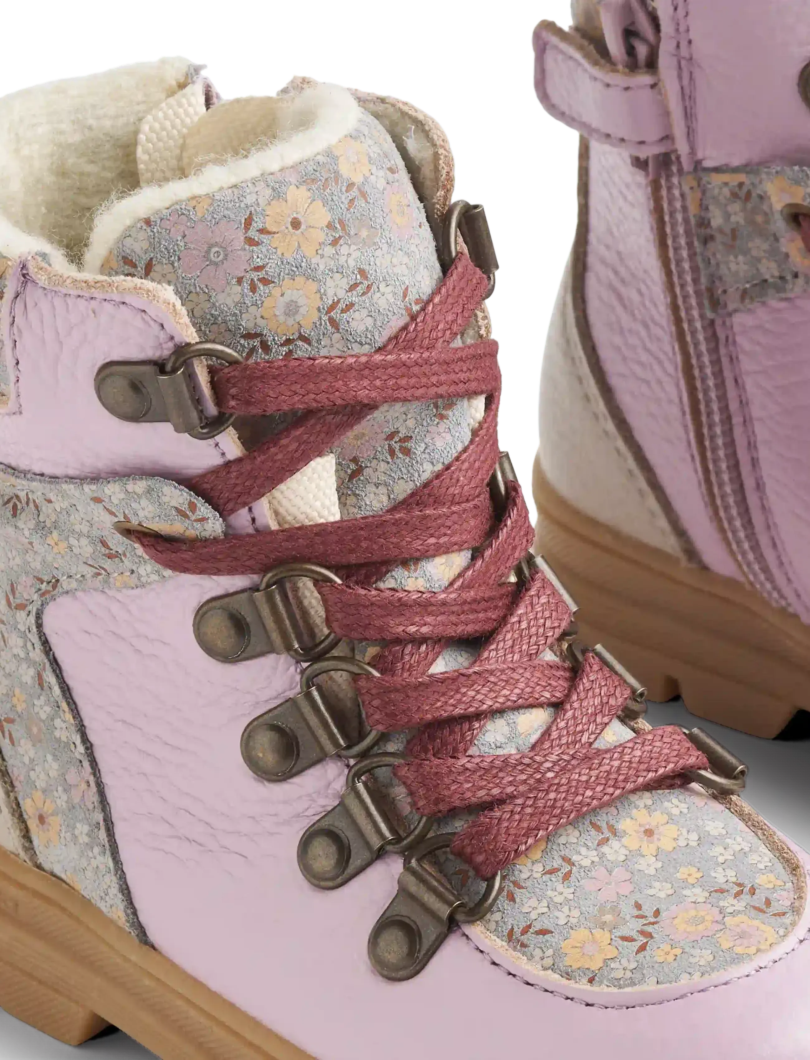 Wheat - Winterboot Toni Hiker Tex - winter boots - slightly blue flowers - 3