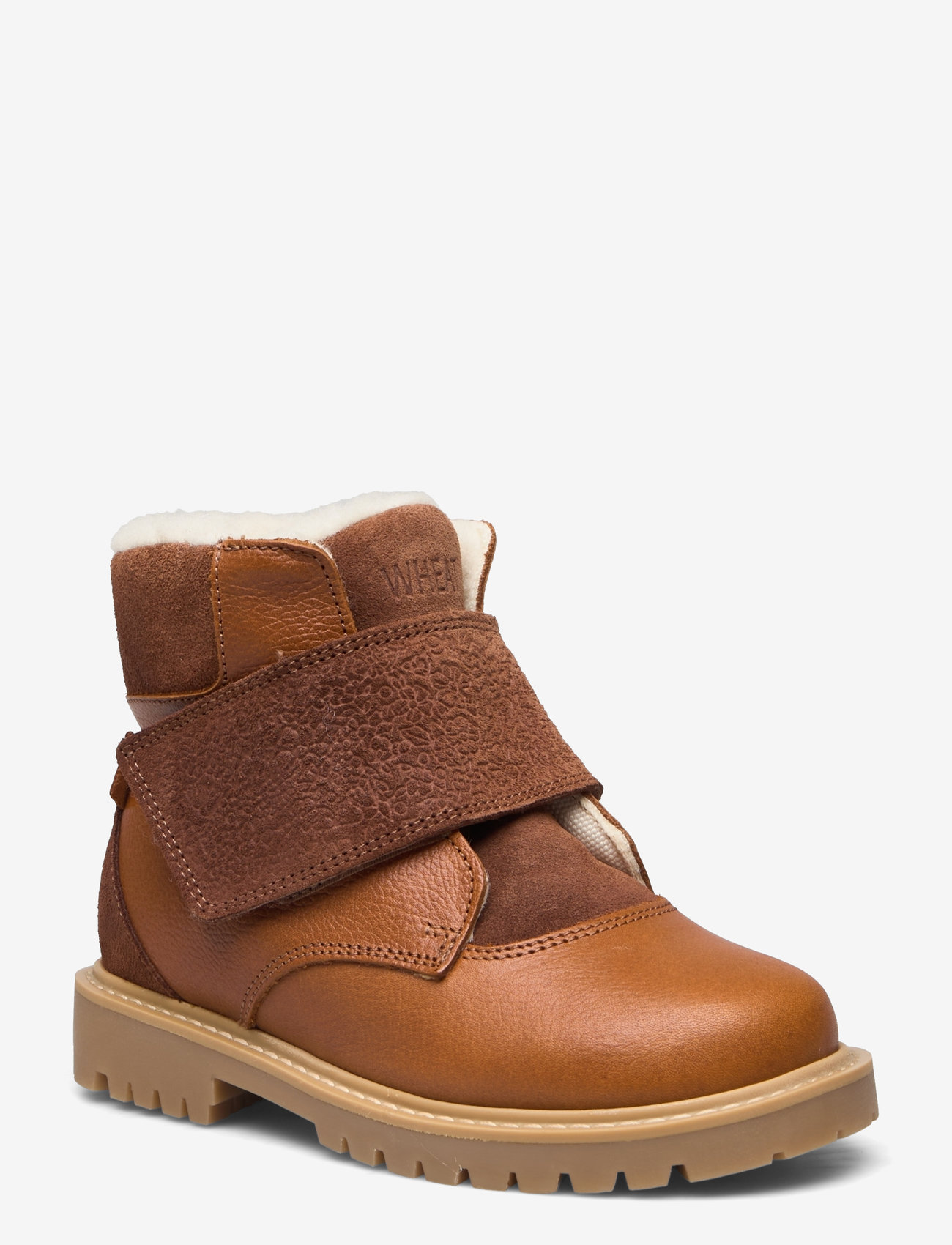 Wheat - Sigge Print Velcro Boot - cognac - 0