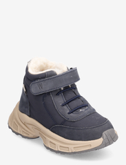 Wheat - Astoni Velcro Tex - høje sneakers - navy - 0