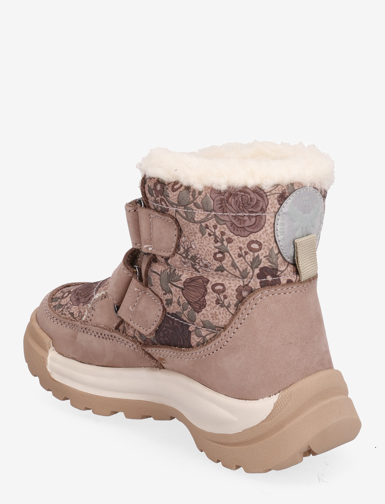 Wheat - Millas Double Velcro Tex Print - dusty rouge - 2