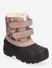 Wheat - Thy Thermo Pac Boot Print - børn - dusty rouge - 0
