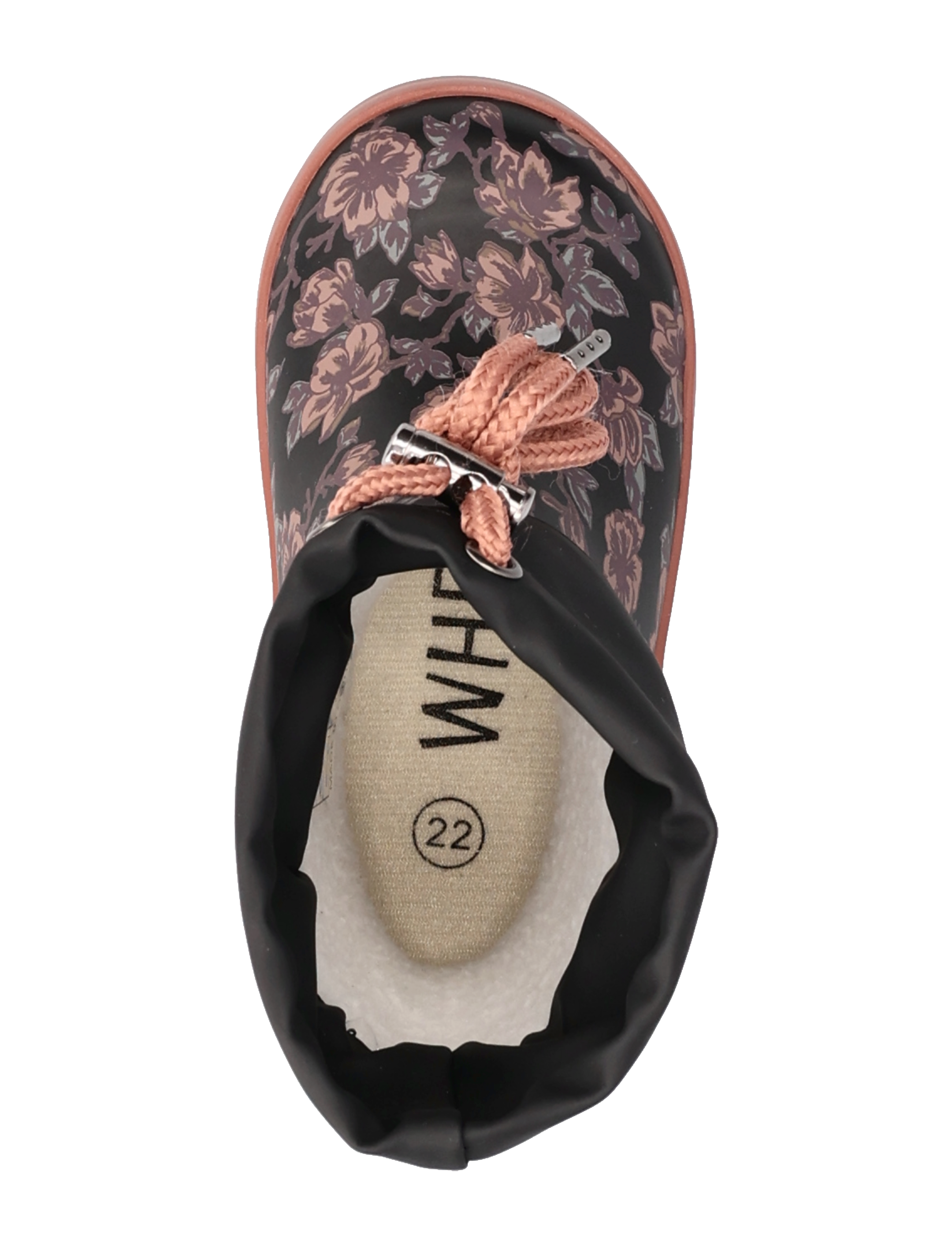 Wheat - Thermo Rubber Boot Print - black magnolia - 3