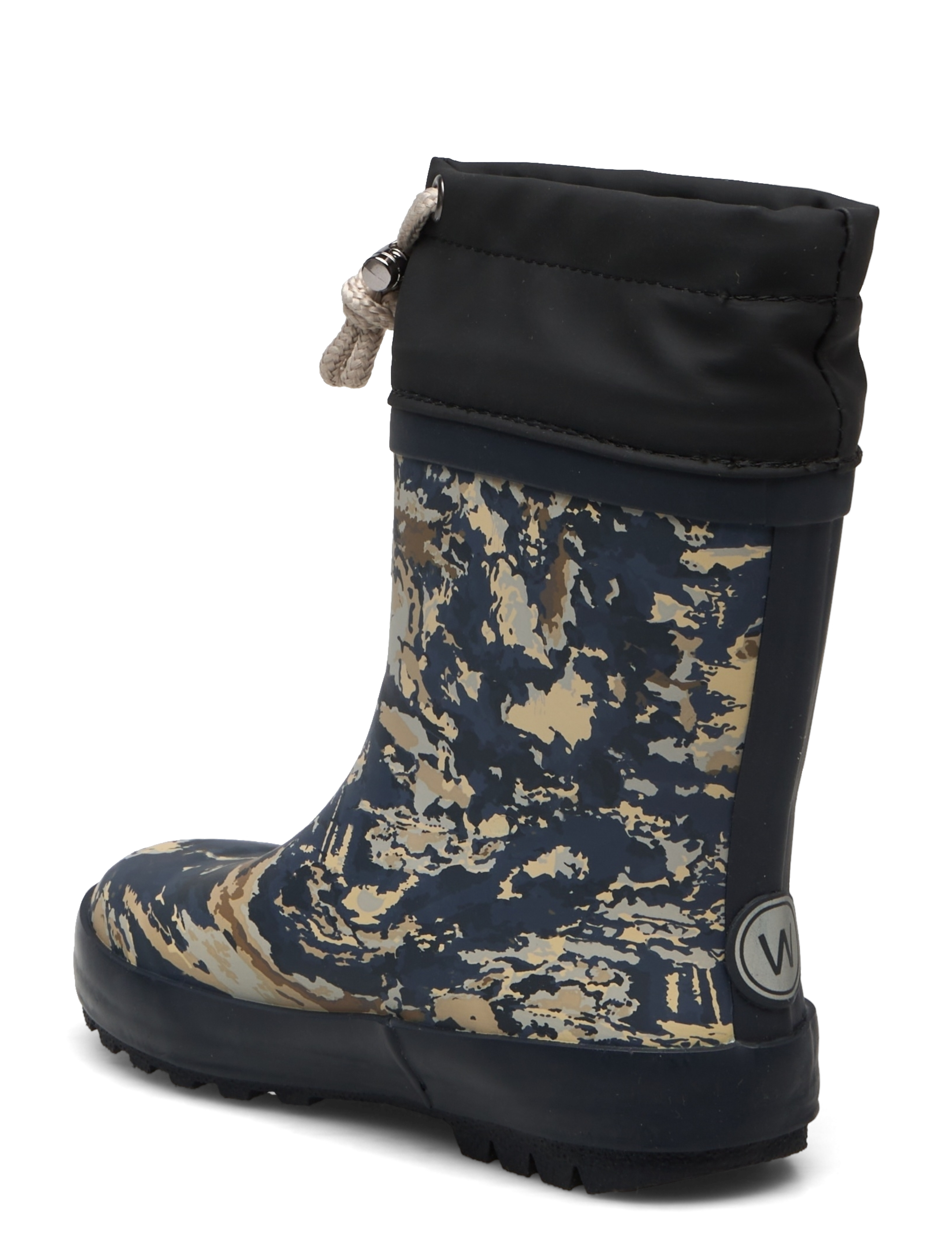 Wheat - Thermo Rubber Boot Print - clouds - 2