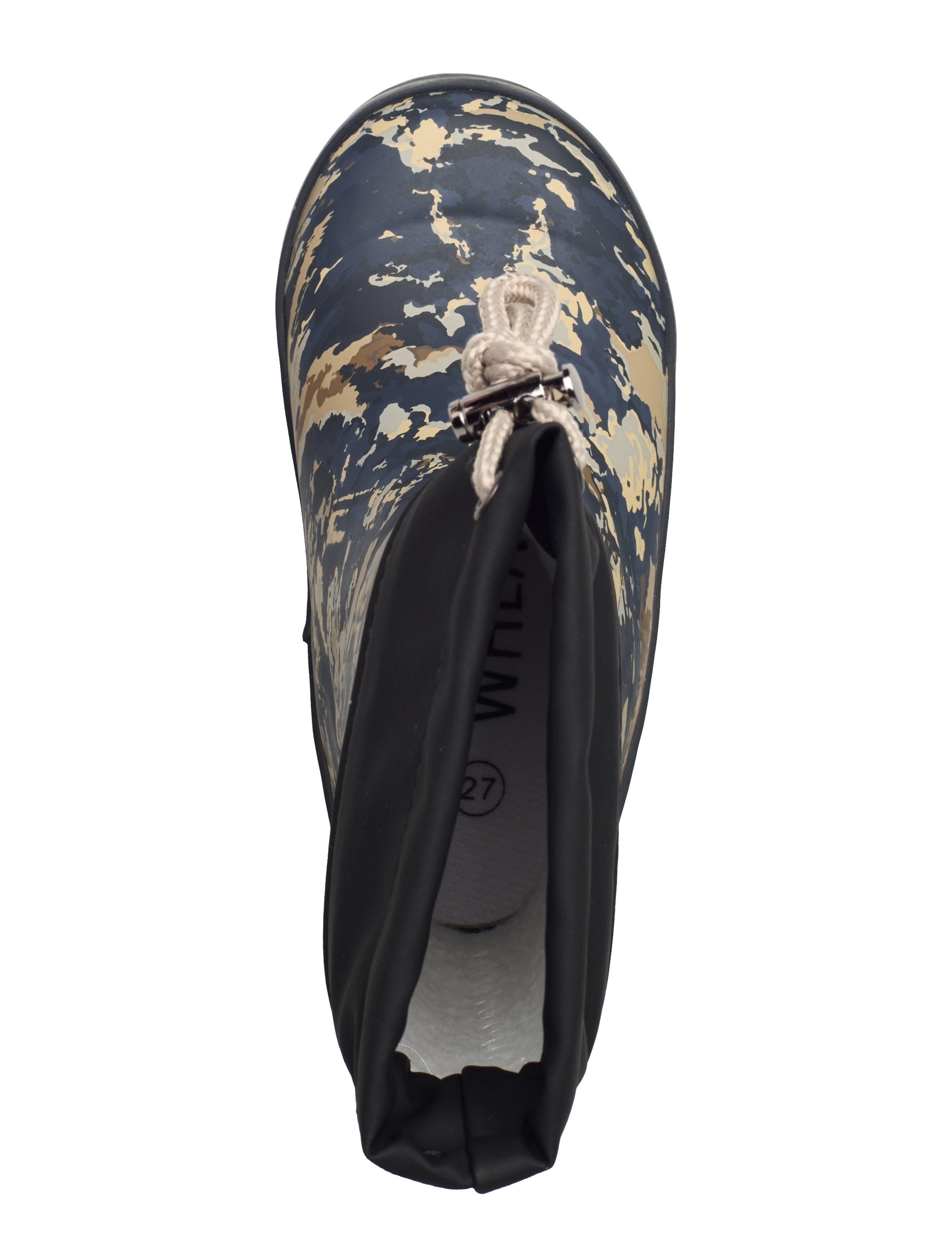 Wheat - Thermo Rubber Boot Print - clouds - 3