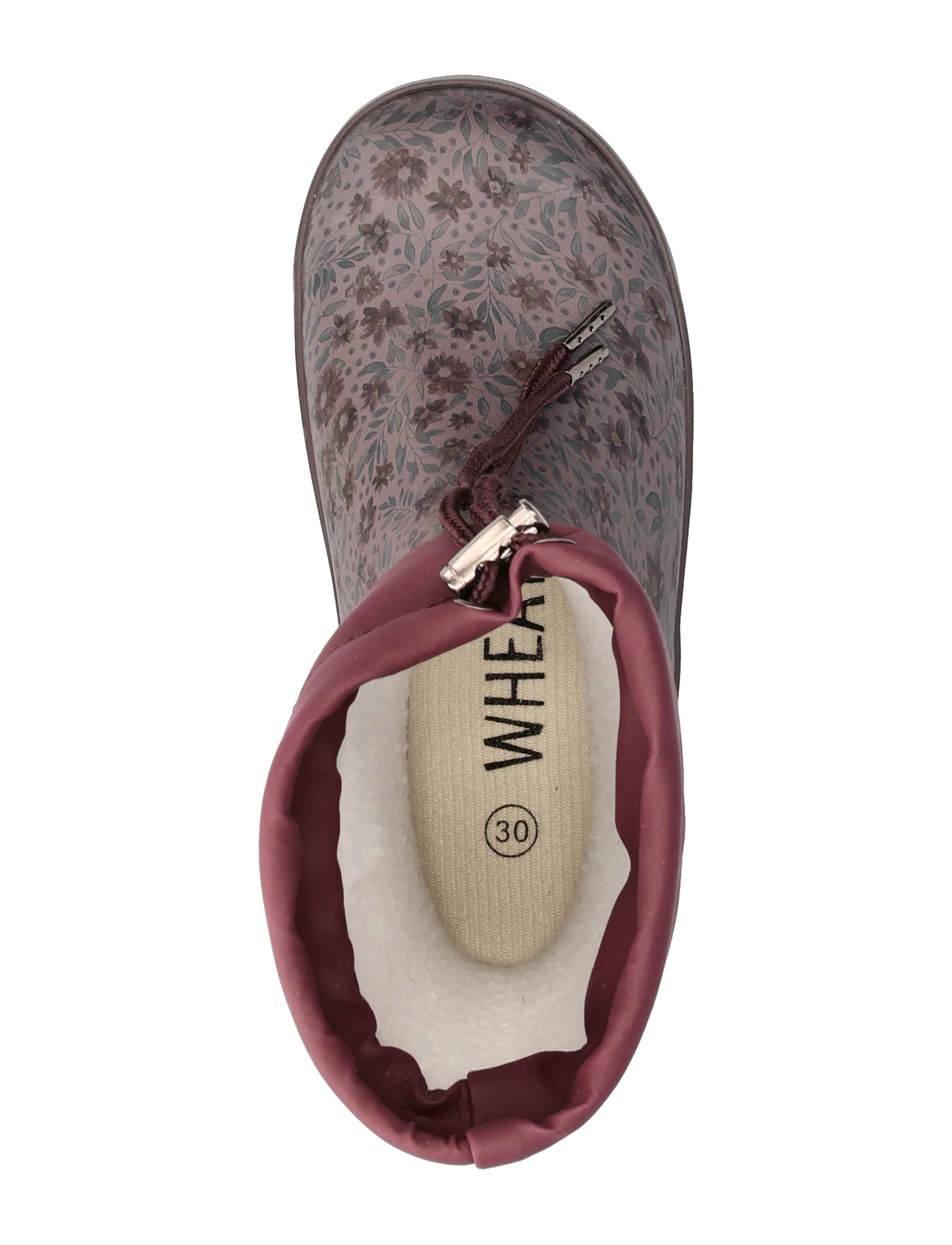 Wheat - Thermo Rubber Boot Print - watercolor flowers - 3