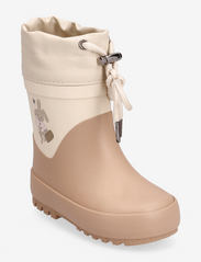 Wheat - Thermo Rubber Boot Solid - talvikumisaappaat - pink sand - 0