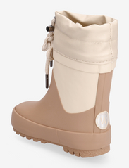 Wheat - Thermo Rubber Boot Solid - gummistøvler med linjer - pink sand - 2