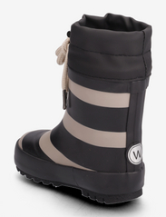 Wheat - Thermo Rubber Boot Print - gummistøvler med for - black stripe - 2