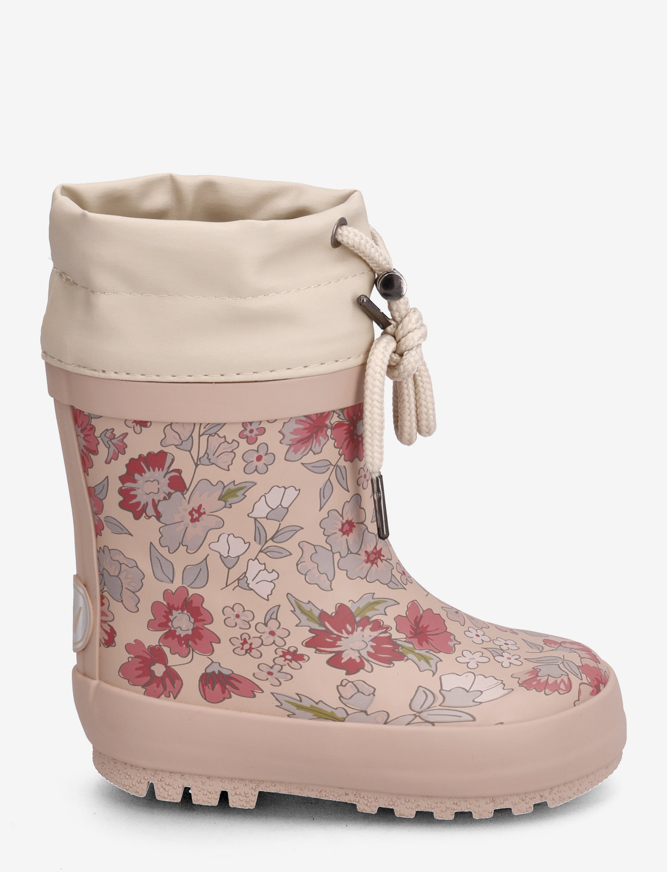 Wheat - Thermo Rubber Boot Print - gumowce ocieplane - rose dust flowers - 1