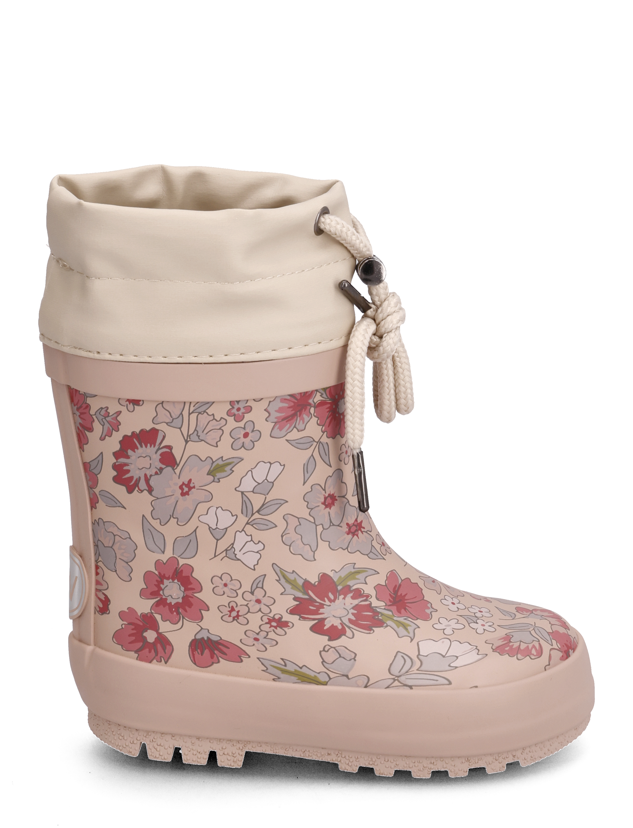 Wheat - Thermo Rubber Boot Print - rose dust flowers - 1