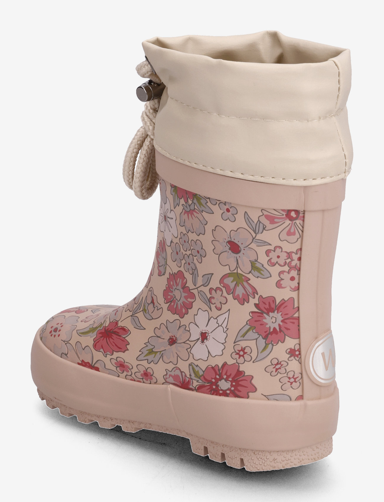 Wheat - Thermo Rubber Boot Print - rose dust flowers - 2