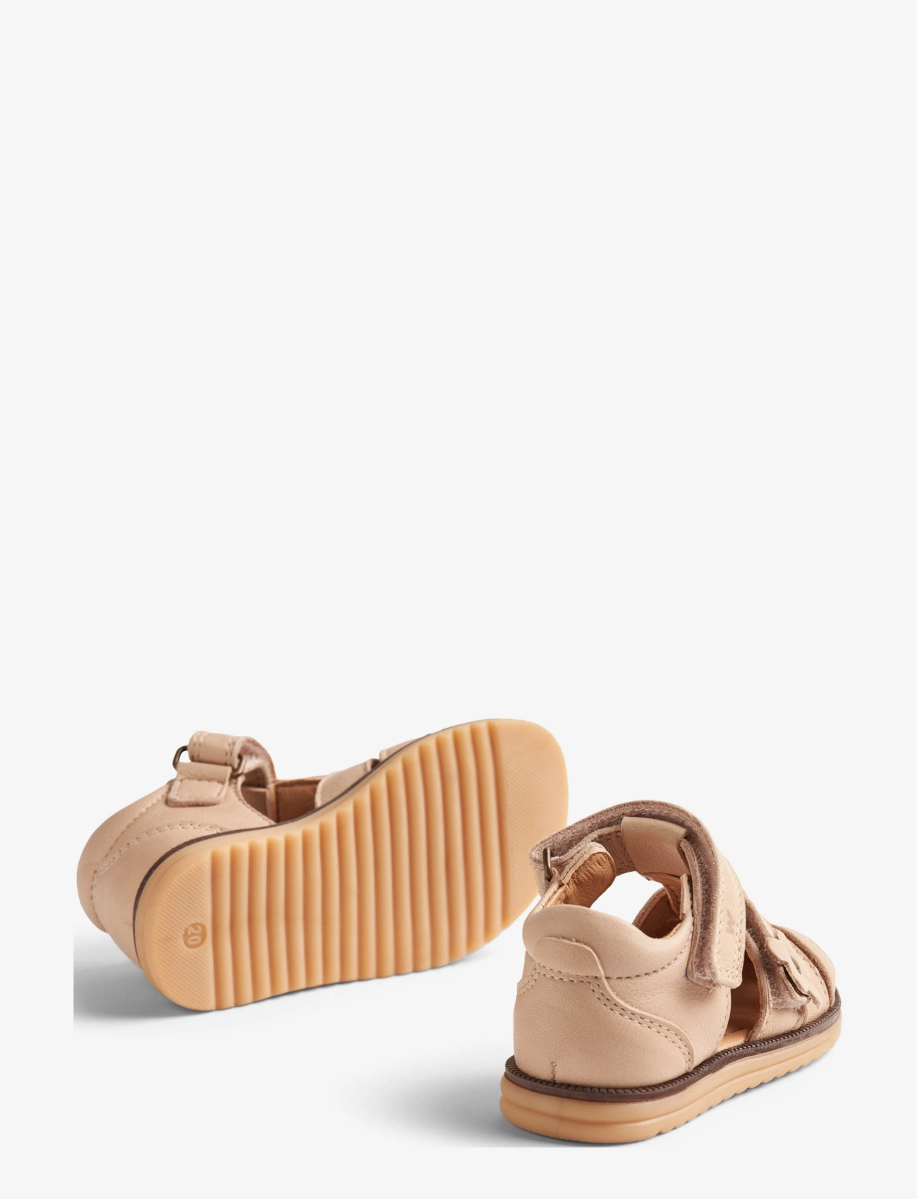 Wheat - Sandal Closed Toe Sky Flower - sandals - beige rose - 1
