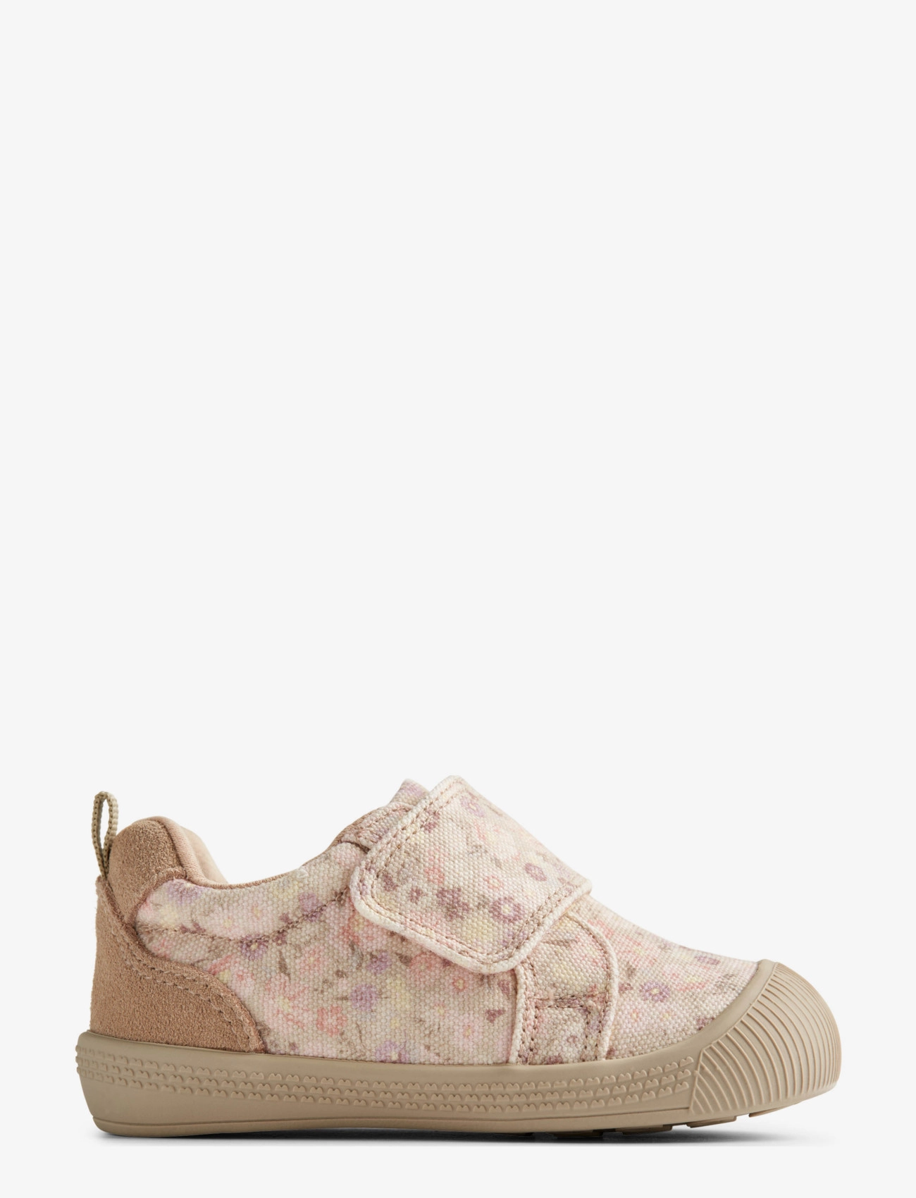 Wheat - Prewalker Velcro Kei Print - clam multi flowers - 2