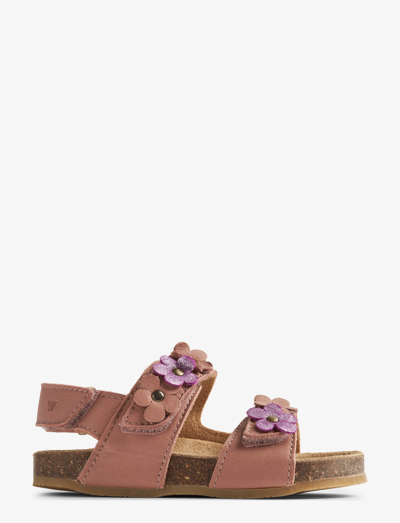 Wheat - Sandal Cork Open Toe Clare Flowers - old rose - 2
