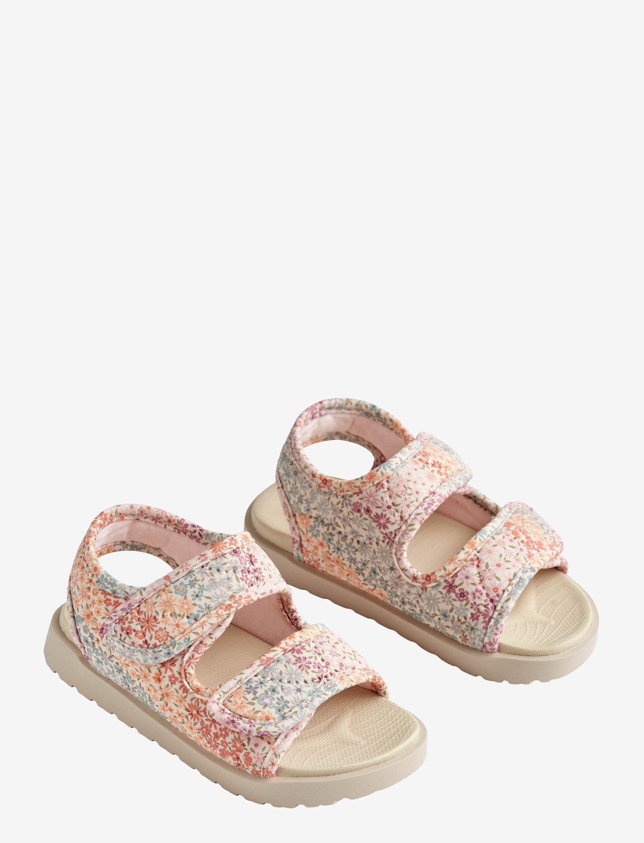 Wheat - Sandal Open Toe Healy Print - rainbow flowers - 0