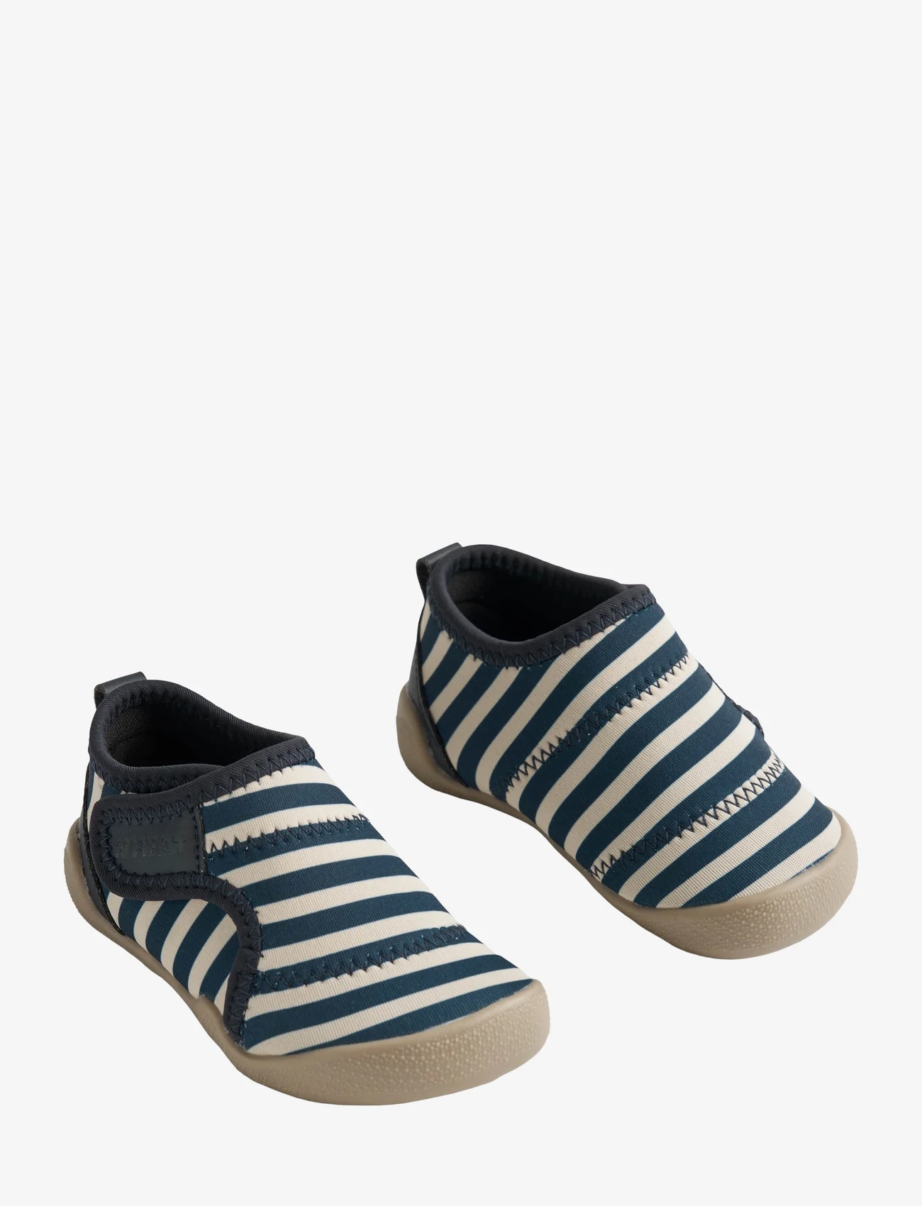Wheat - Beach Shoe Shawn - sommerschnäppchen - indigo stripe - 0