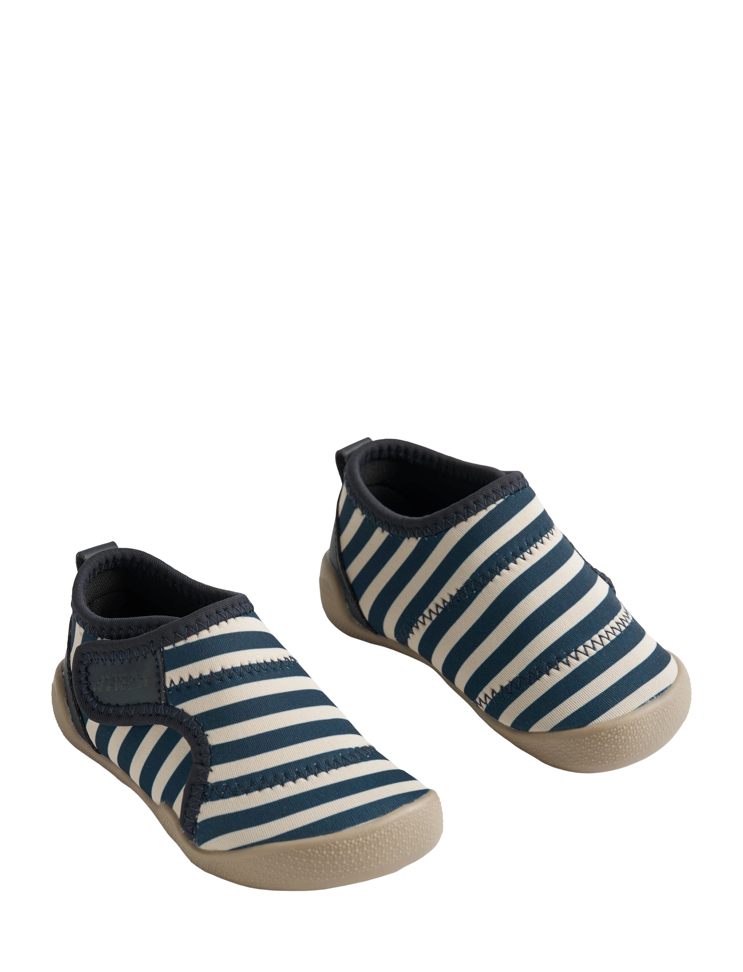 Wheat Beach Shoe Shawn - Flip-Flops & Badeschuhe - INDIGO STRIPE / navy