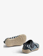 Wheat - Beach Shoe Shawn - summer savings - indigo stripe - 1