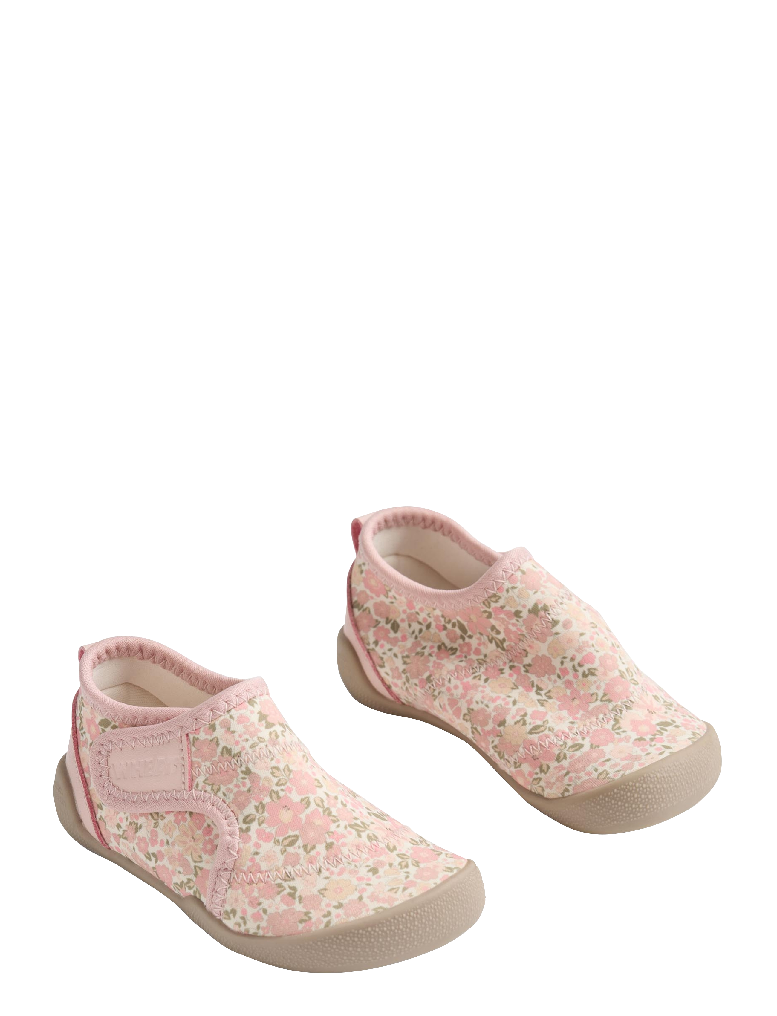 Wheat - Beach Shoe Shawn - badskor - ivory flower meadow - 0