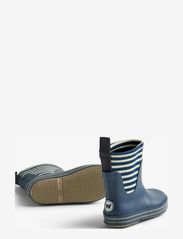 Wheat - Rubber Boot Print Mist - gumowce nieocieplane - indigo stripe - 1