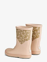Wheat - Juno Rubber Boot Print - pale lilac flowers - 3